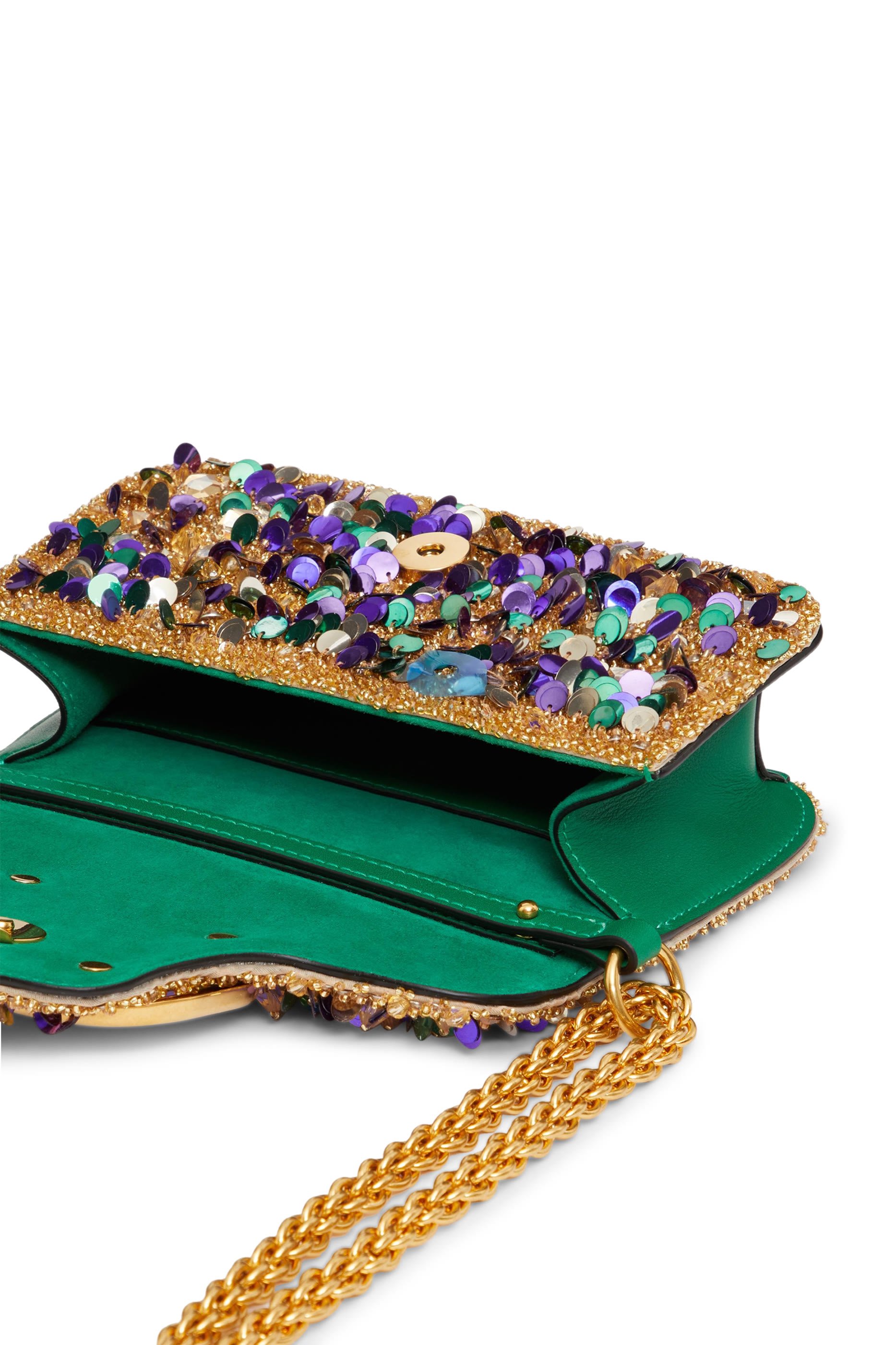 Valentino Garavani Loc&ograve; 3D Embroidery Mini Shoulder Bag