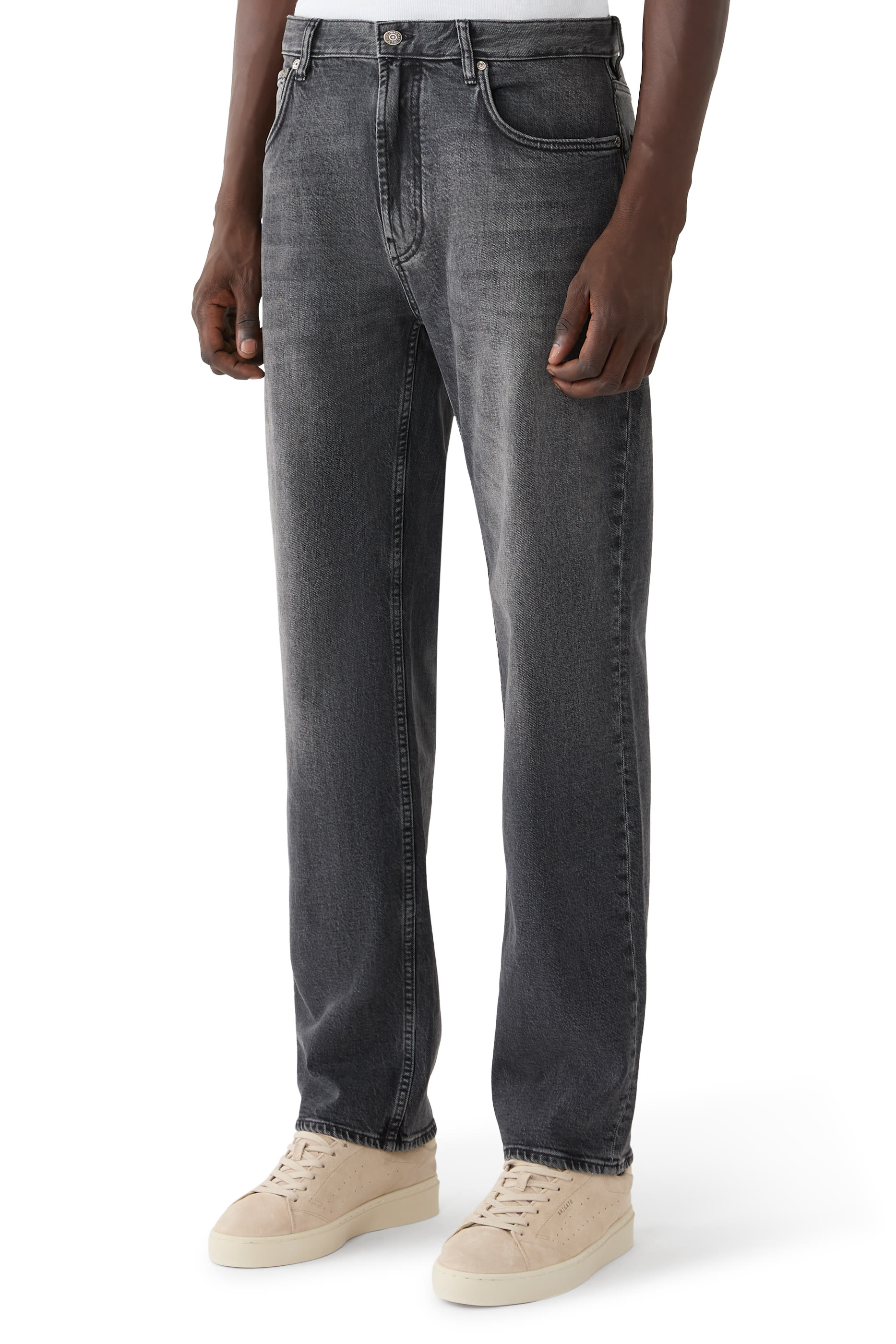 Fading Five-Pocket Jeans
