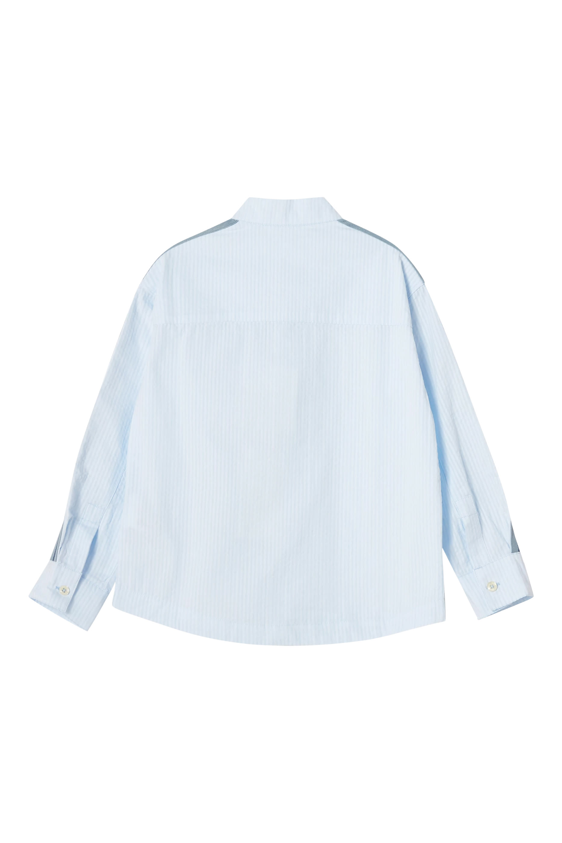 Kids Korean Collar Track Shirt