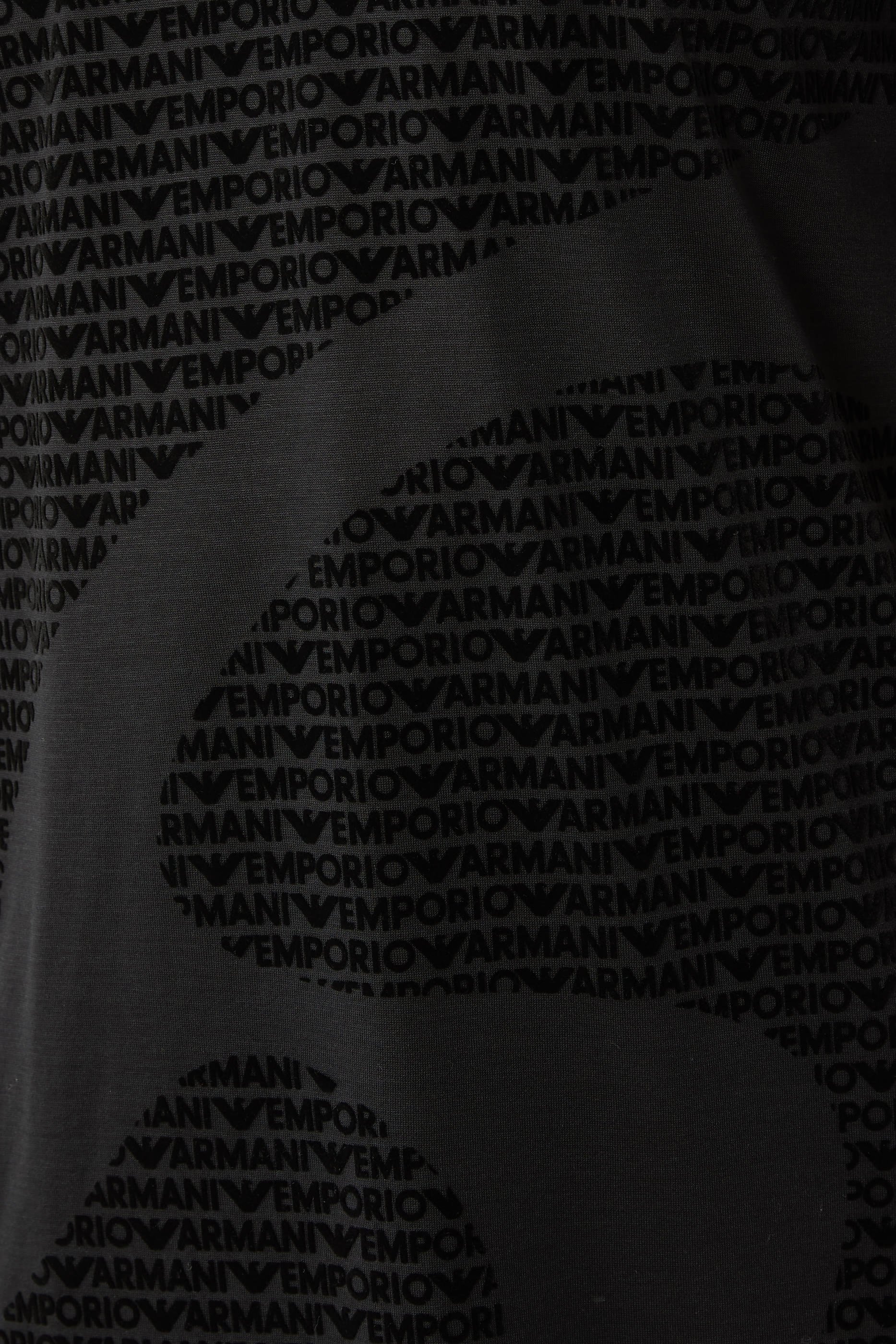  All-Over Flocked Logo T-Shirt 