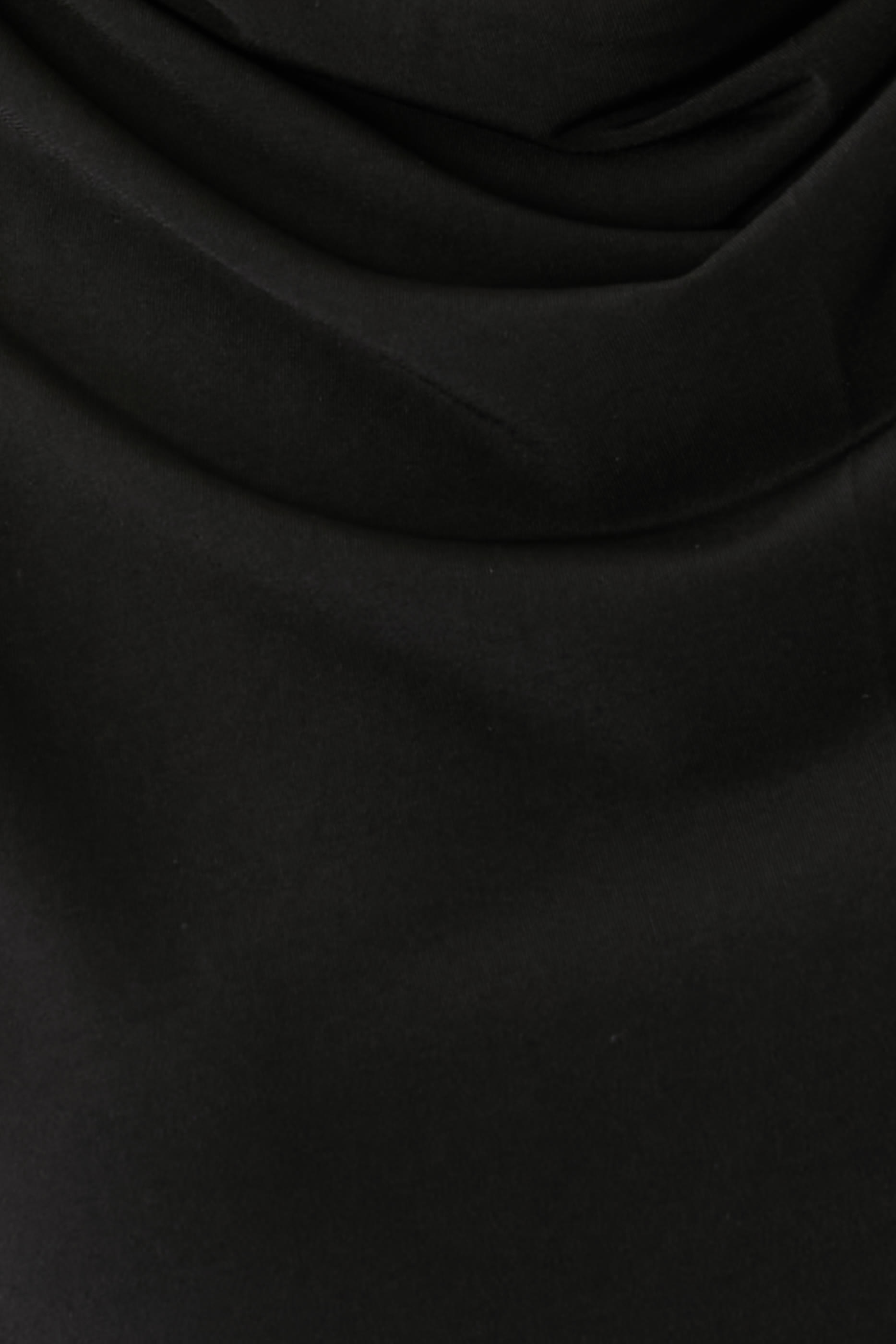  Matte Jersey Cowl-Neck Top