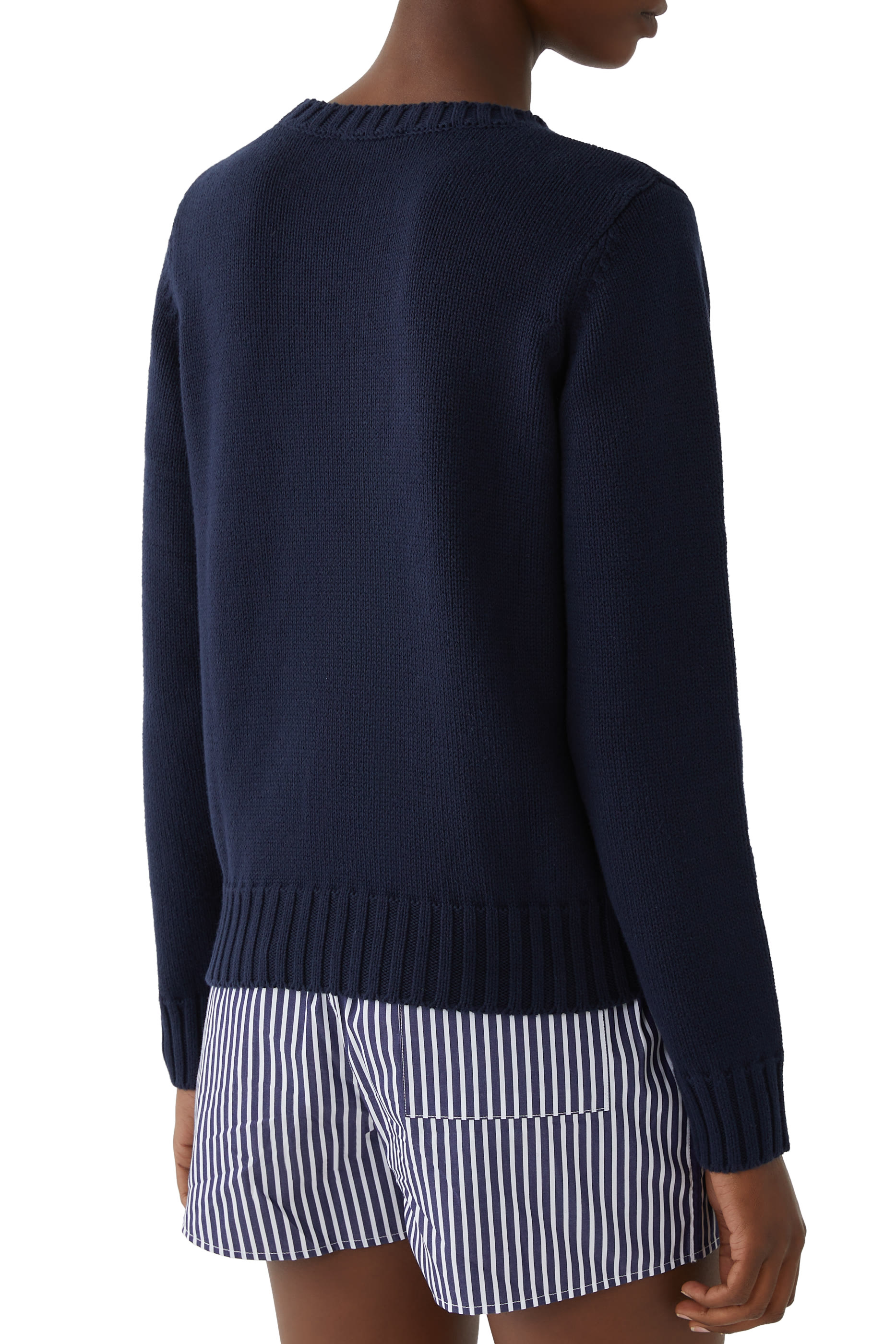 Bristol Crest Cotton Knit Sweater
