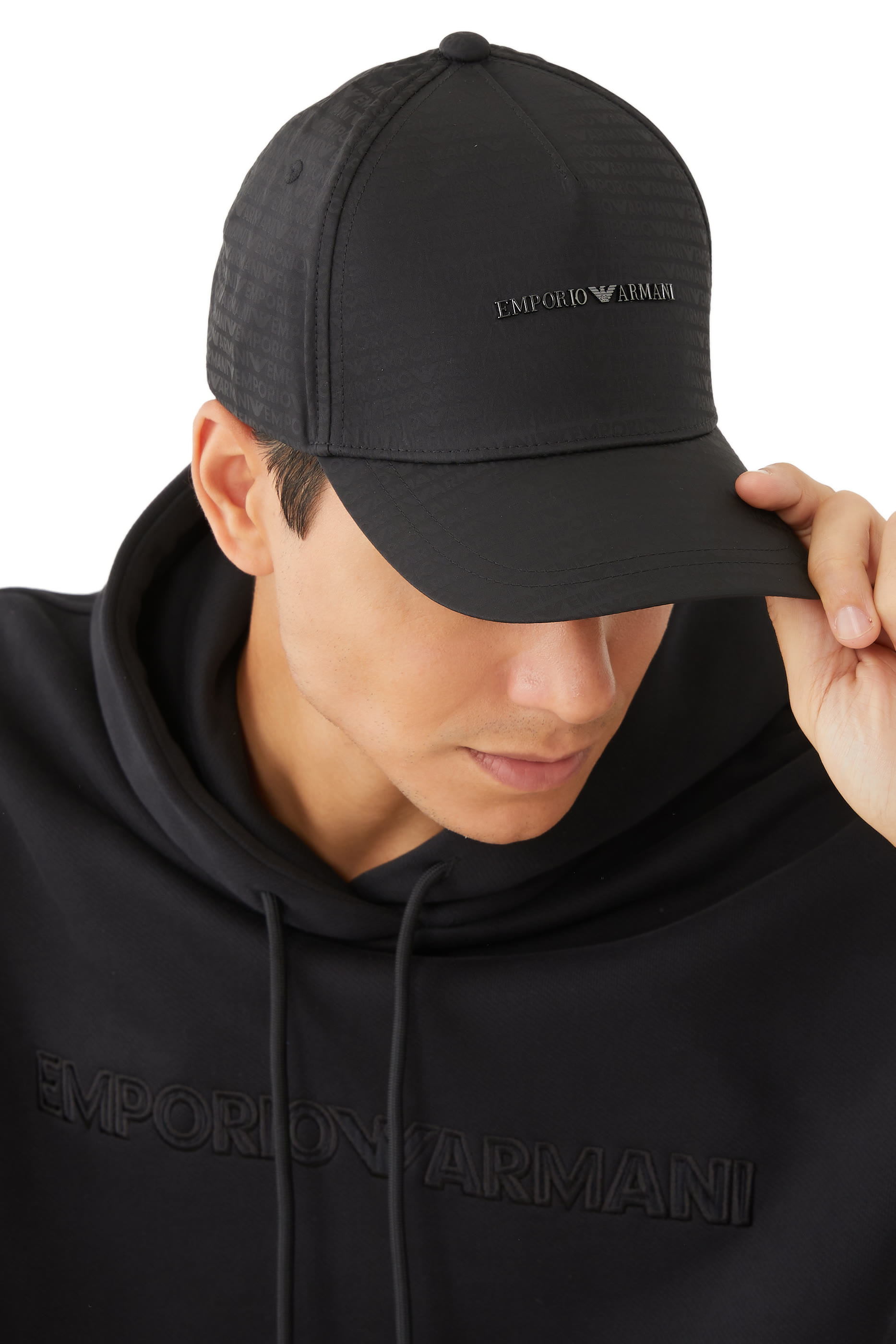 Nylon Eagle Plate Baseball Cap