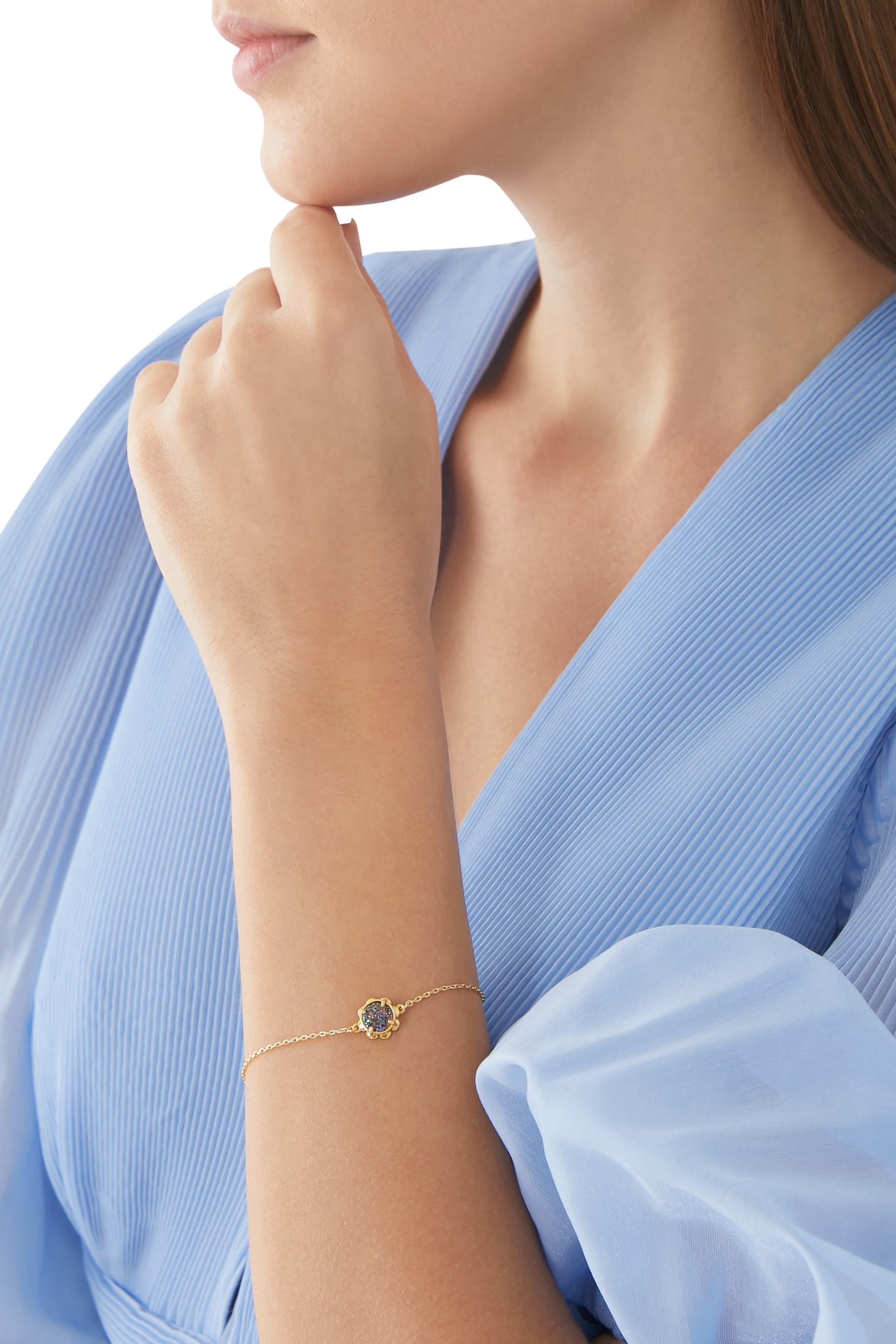 Glam Gemstone Solitaire Bracelet