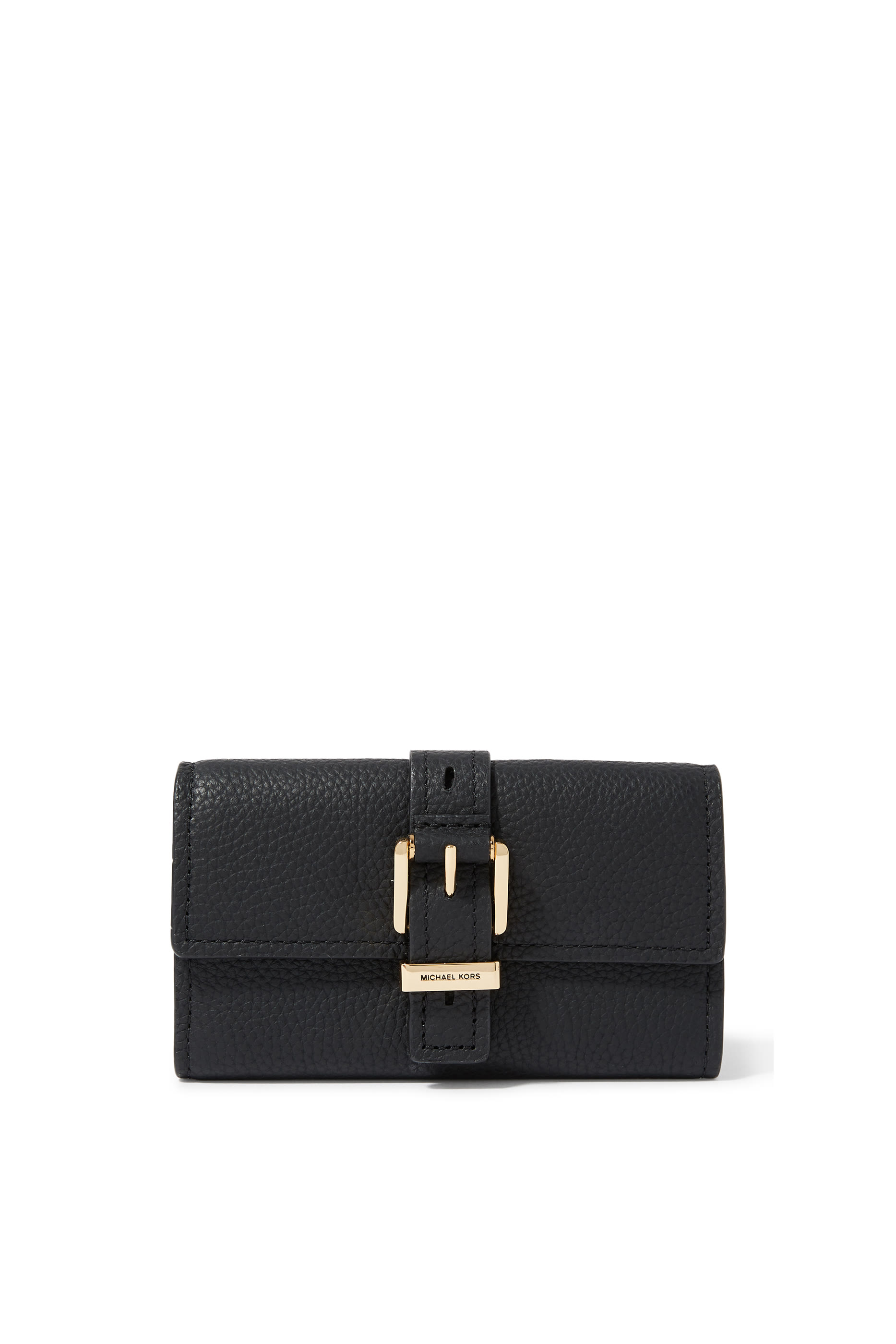 Nolita Medium Pebbled Leather Tri-Fold Wallet