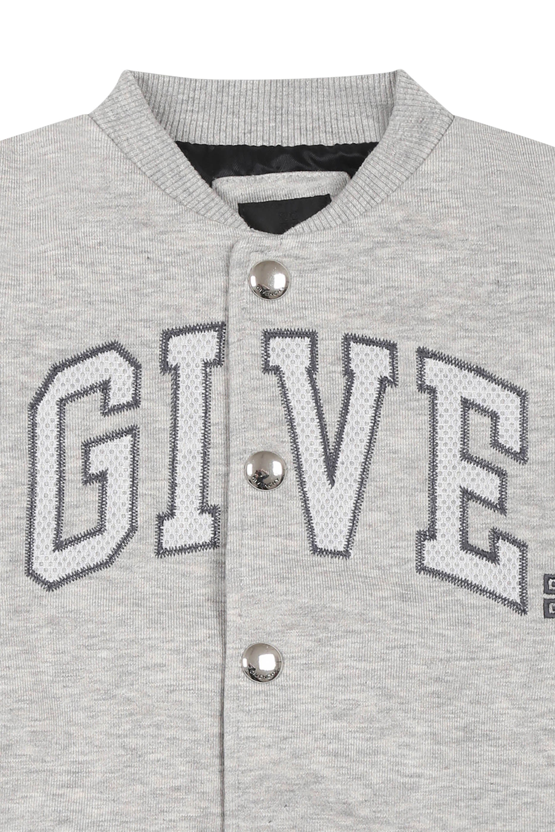 Kids Logo-Print Bomber Jacket