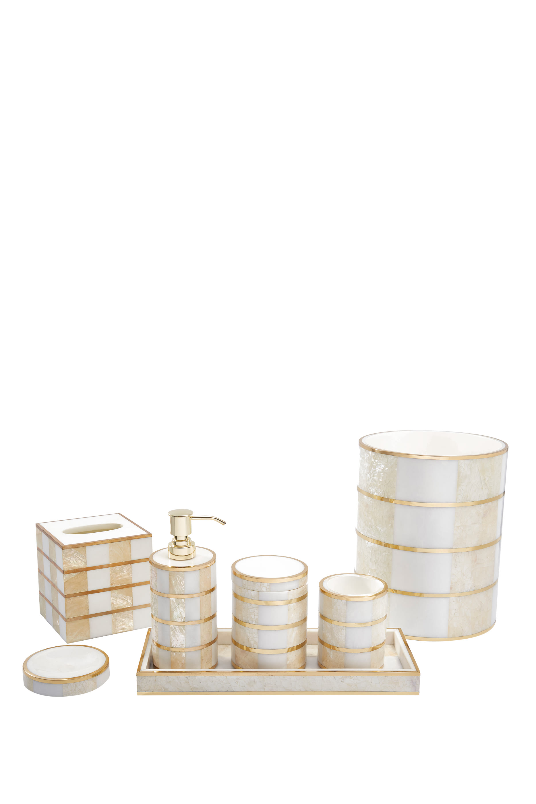 Eros Stone Brass Canister