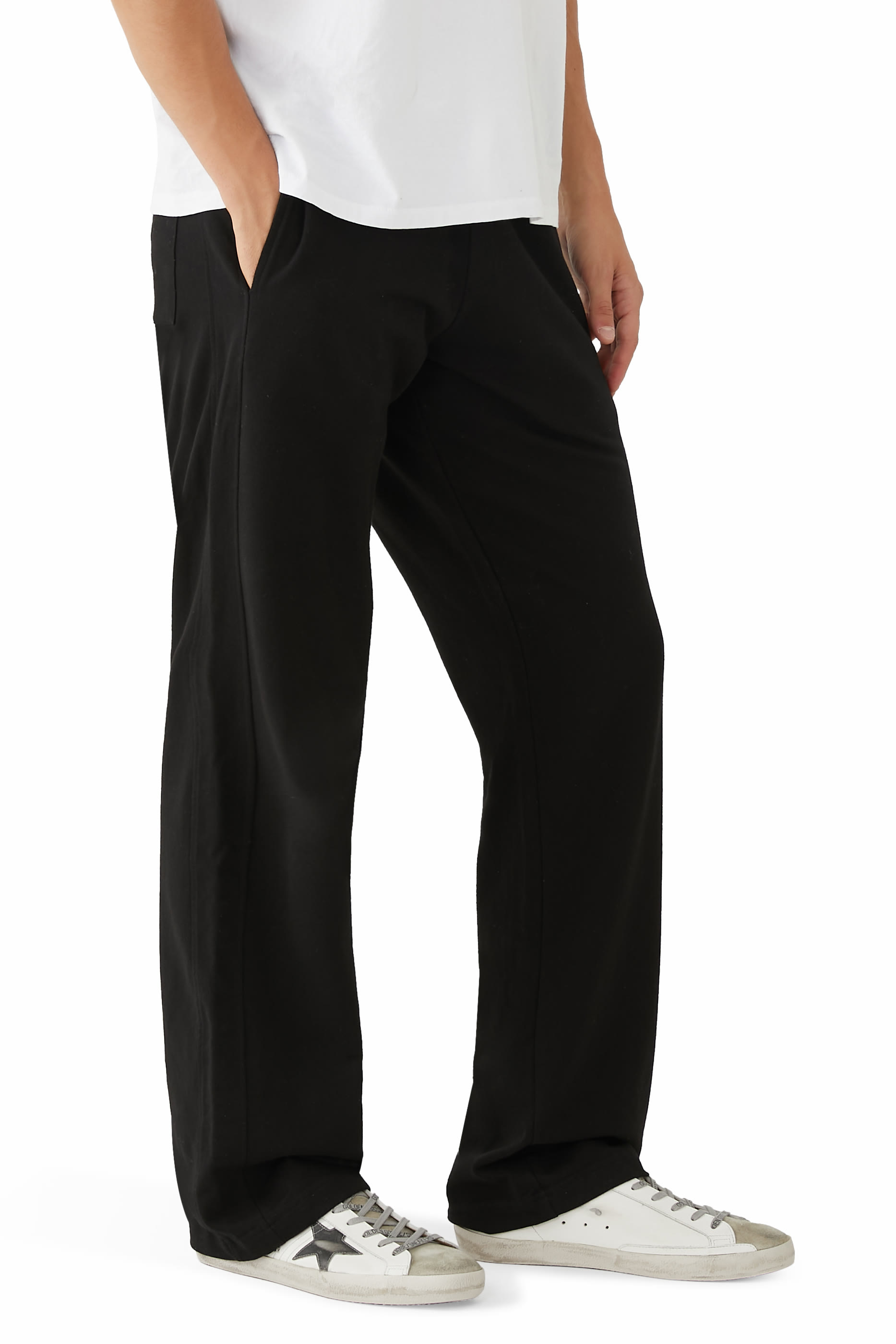 Super-Star Sneakers with Croc Leather Heel Tab