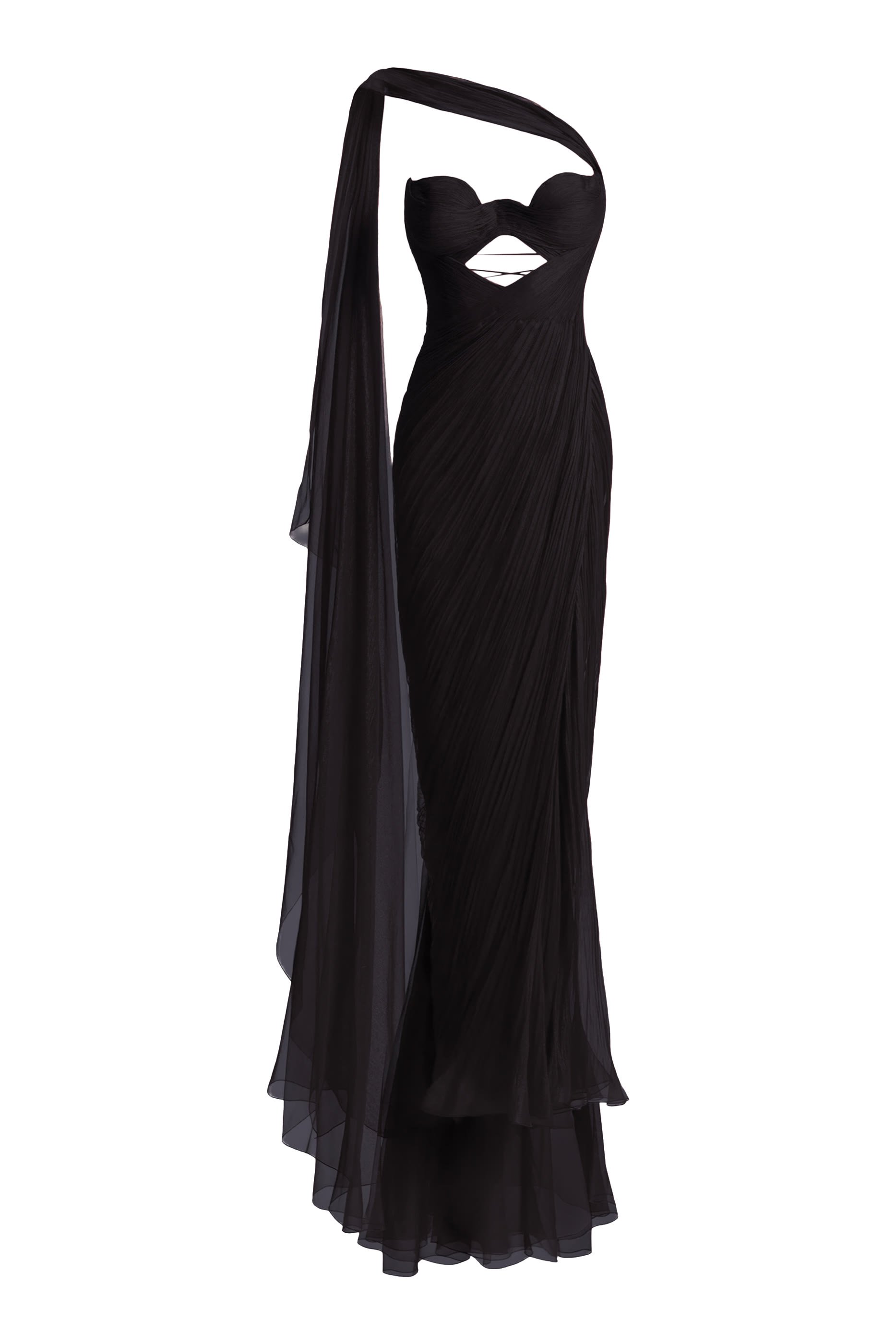 One-Shoulder Evening Dress