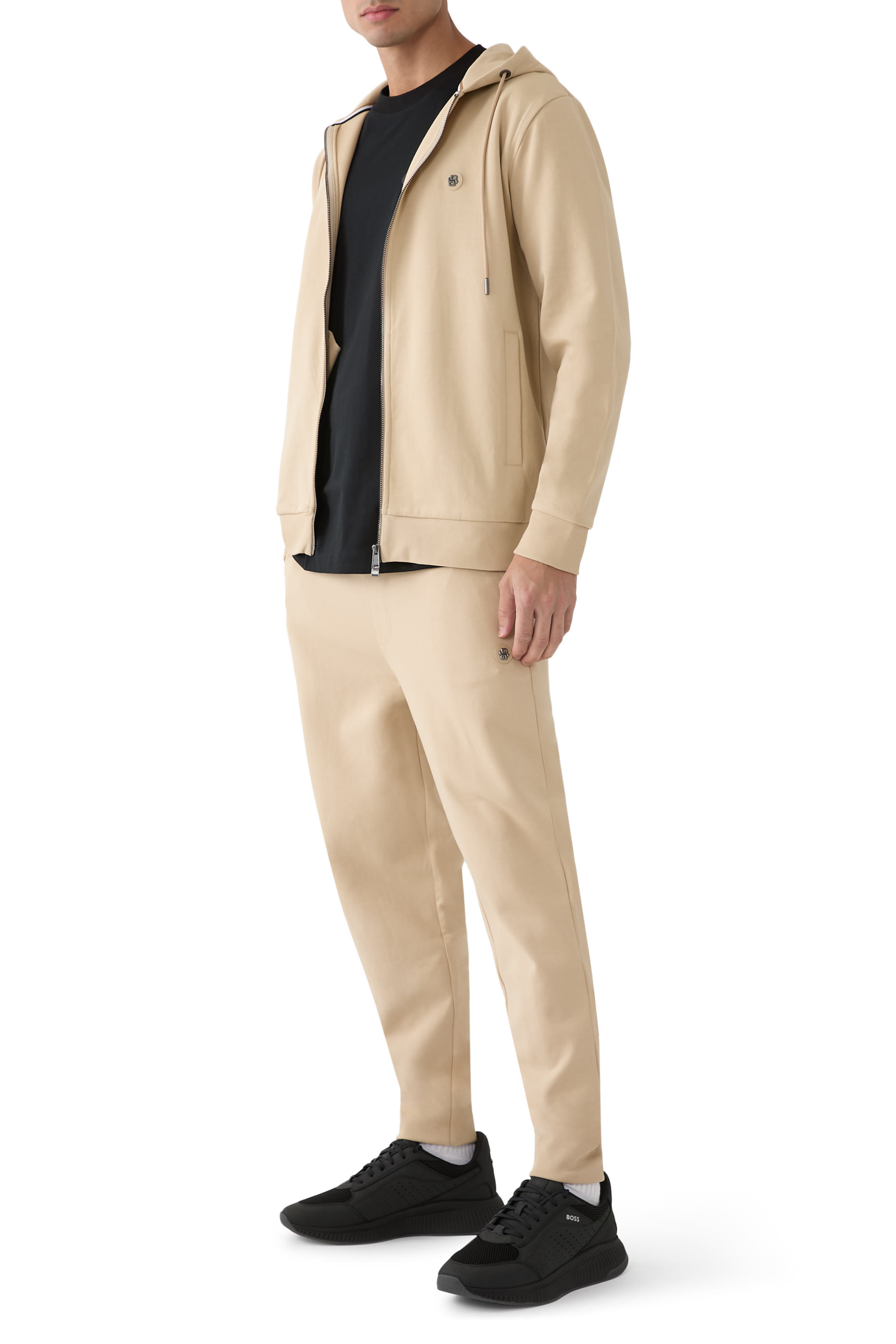 Double B Logo Cotton Sweatpants