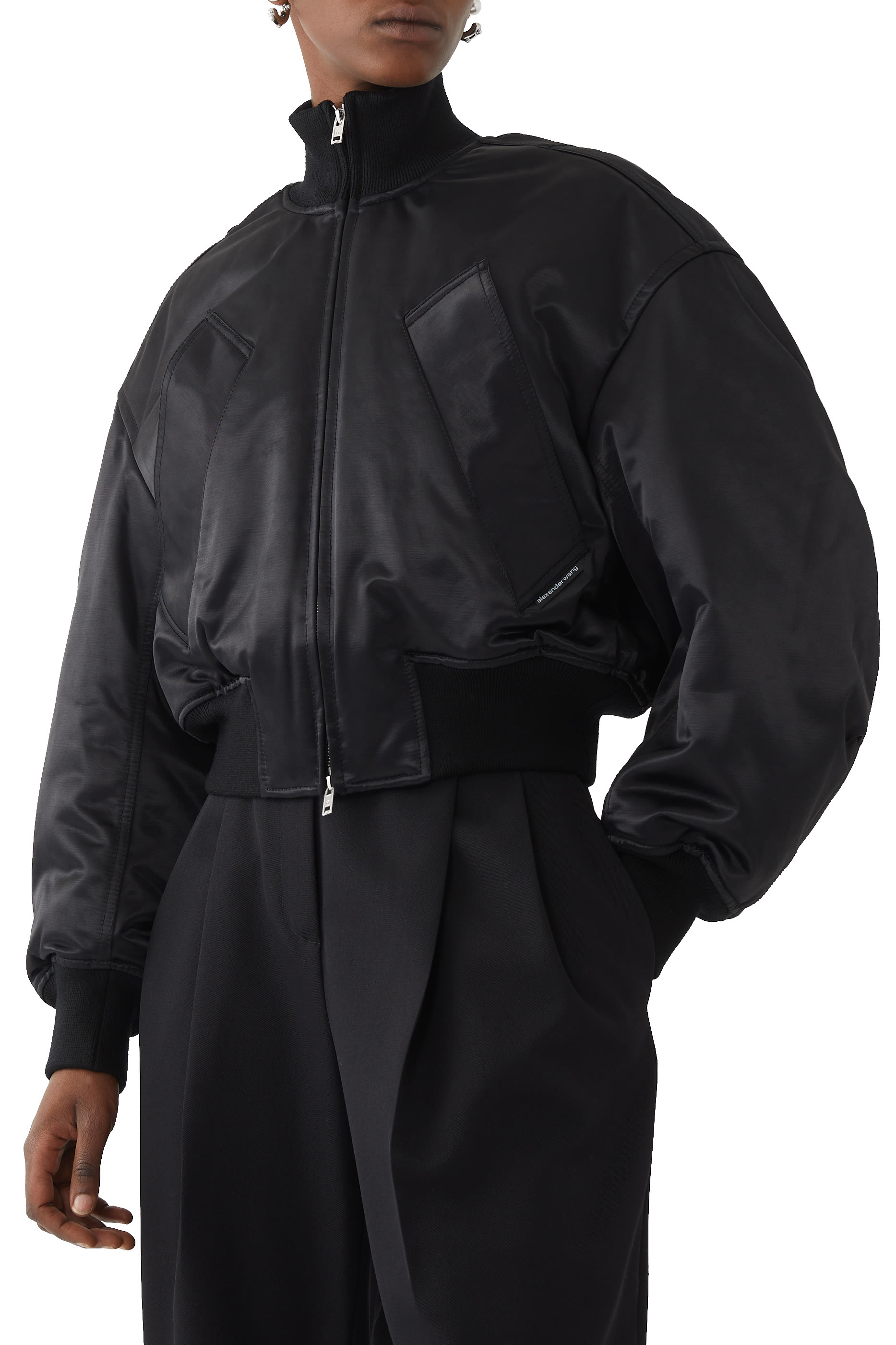 Sateen Bomber Jacket