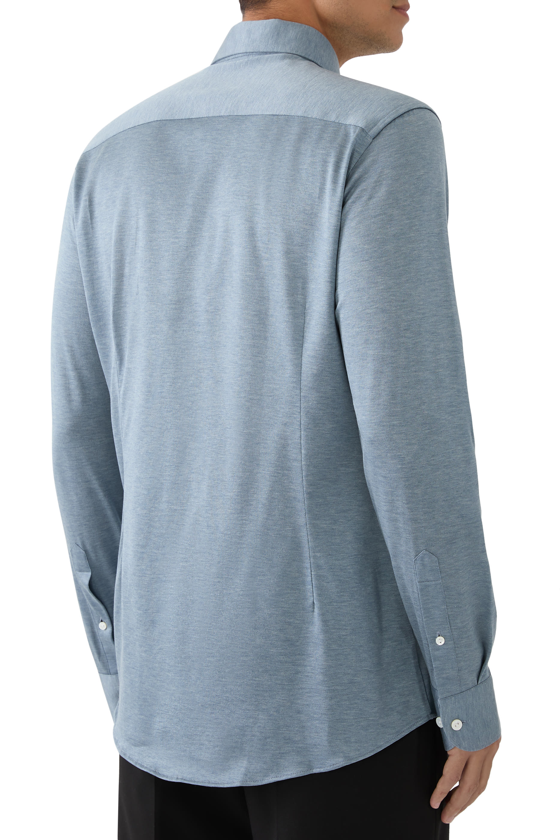 Filo di Scotia Knitted Jaquard Shirt