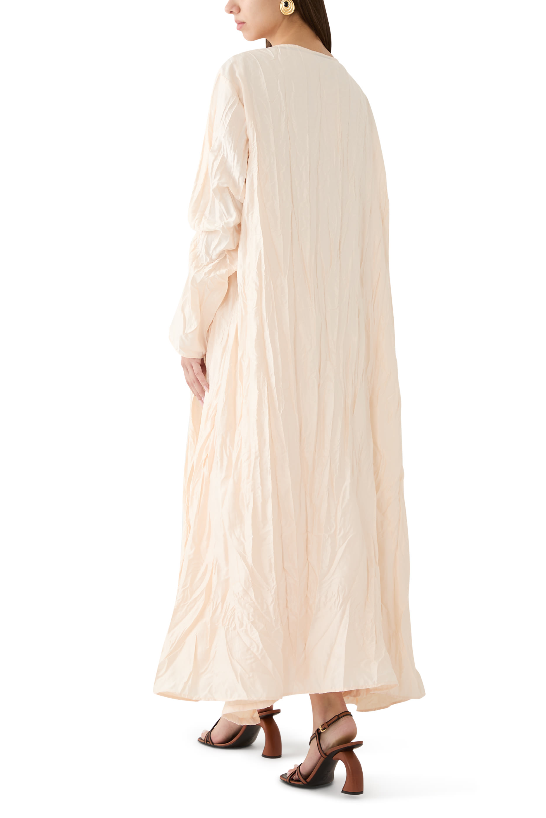 Crinkled Dress and Jacket set