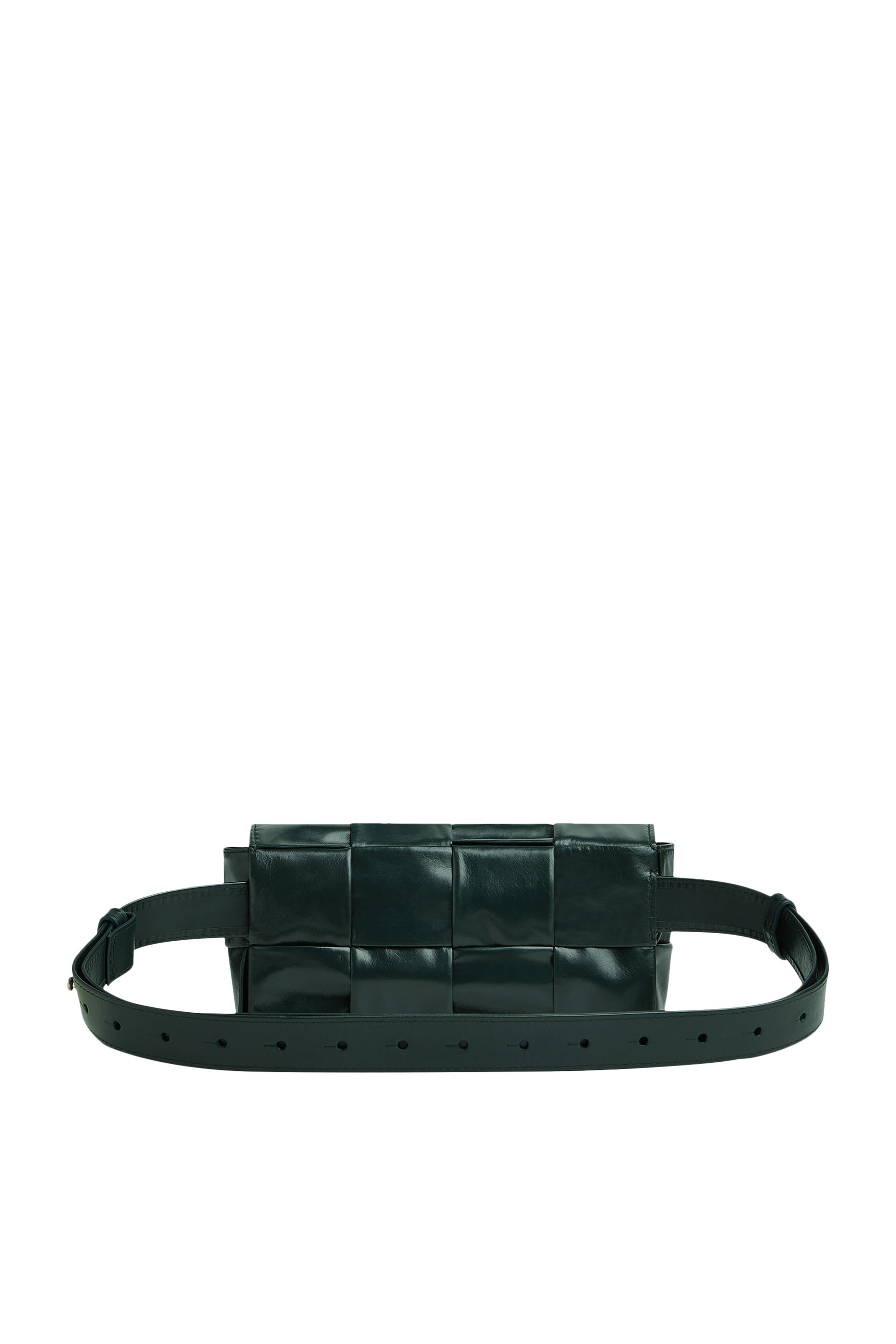 Mini Intrecciato Leather Belt Bag