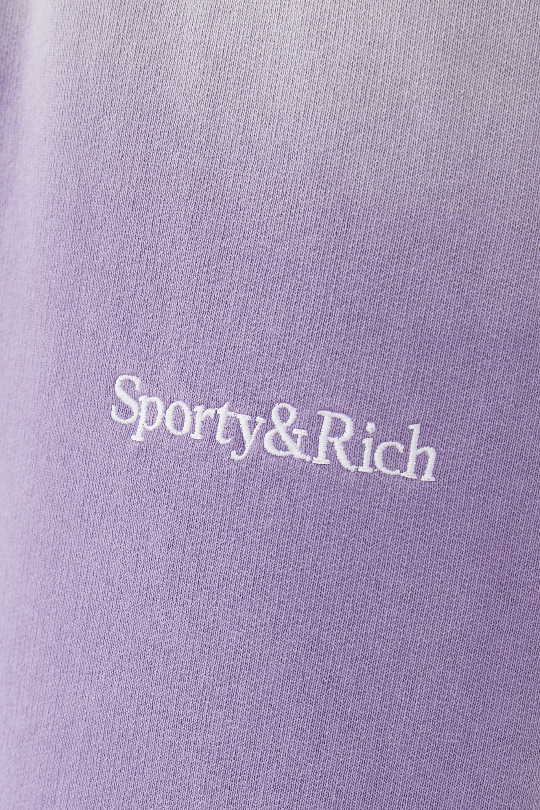 Serif Logo Embroidered Sweatpants