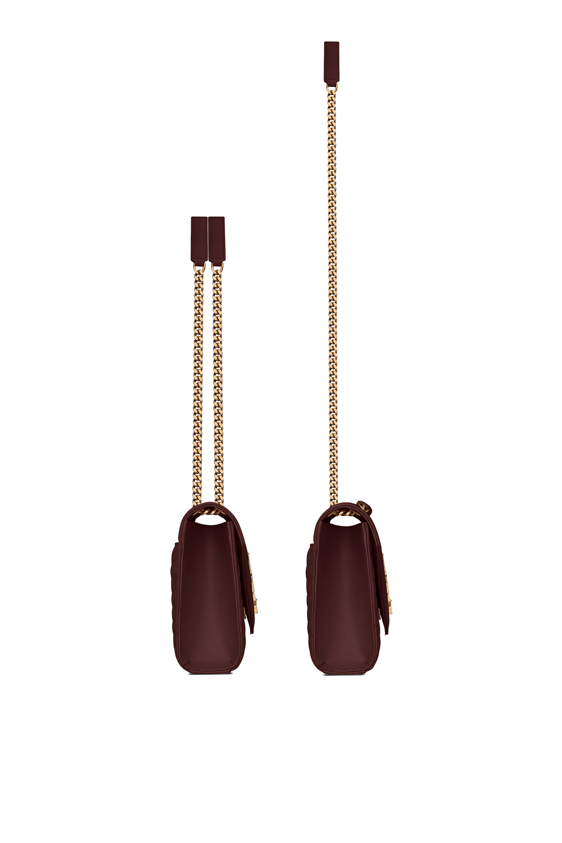 Envelope Medium Bag in Mix Matelass&eacute; Grain de Poudre Embossed Leather