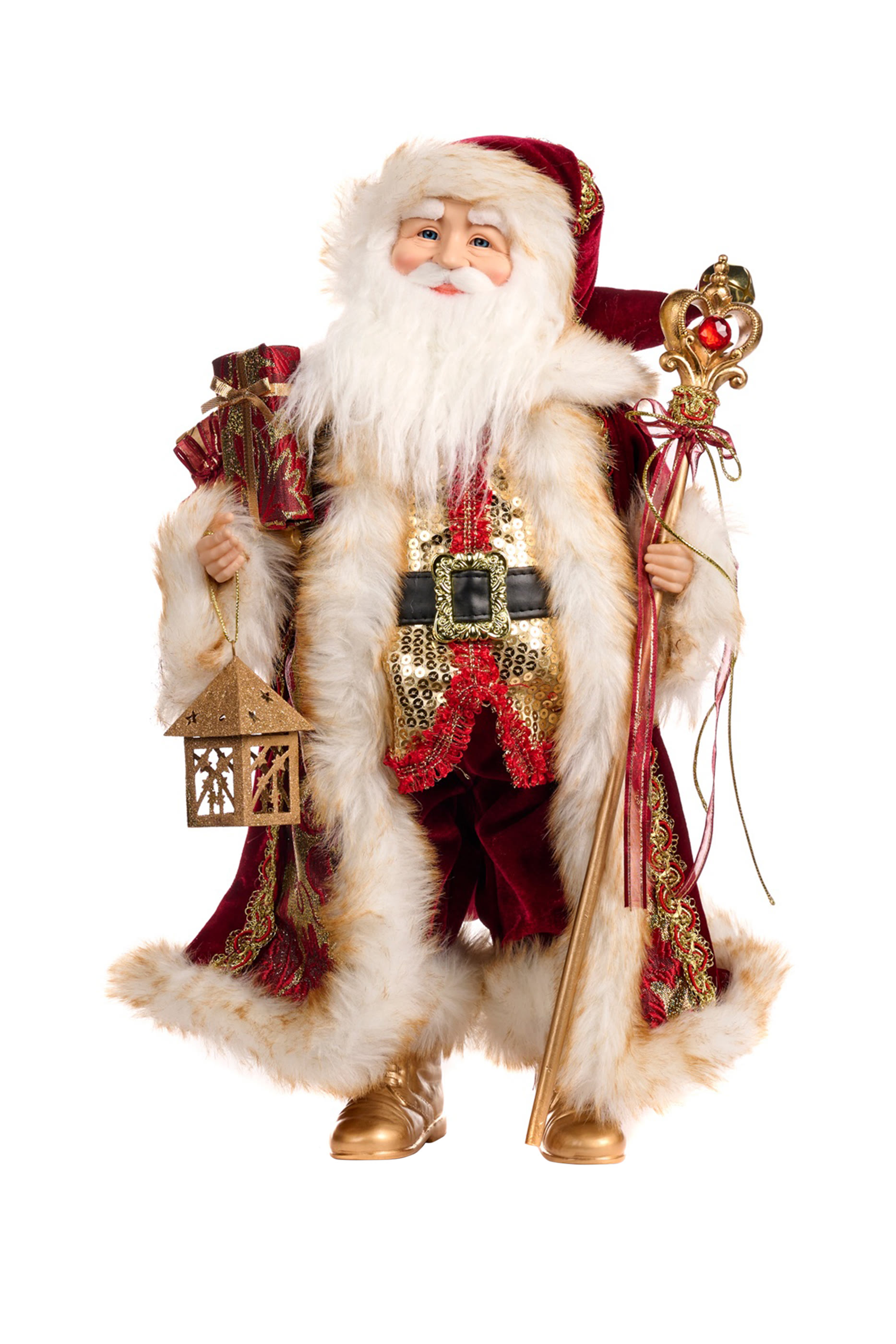 Santa with Lantern Ornament