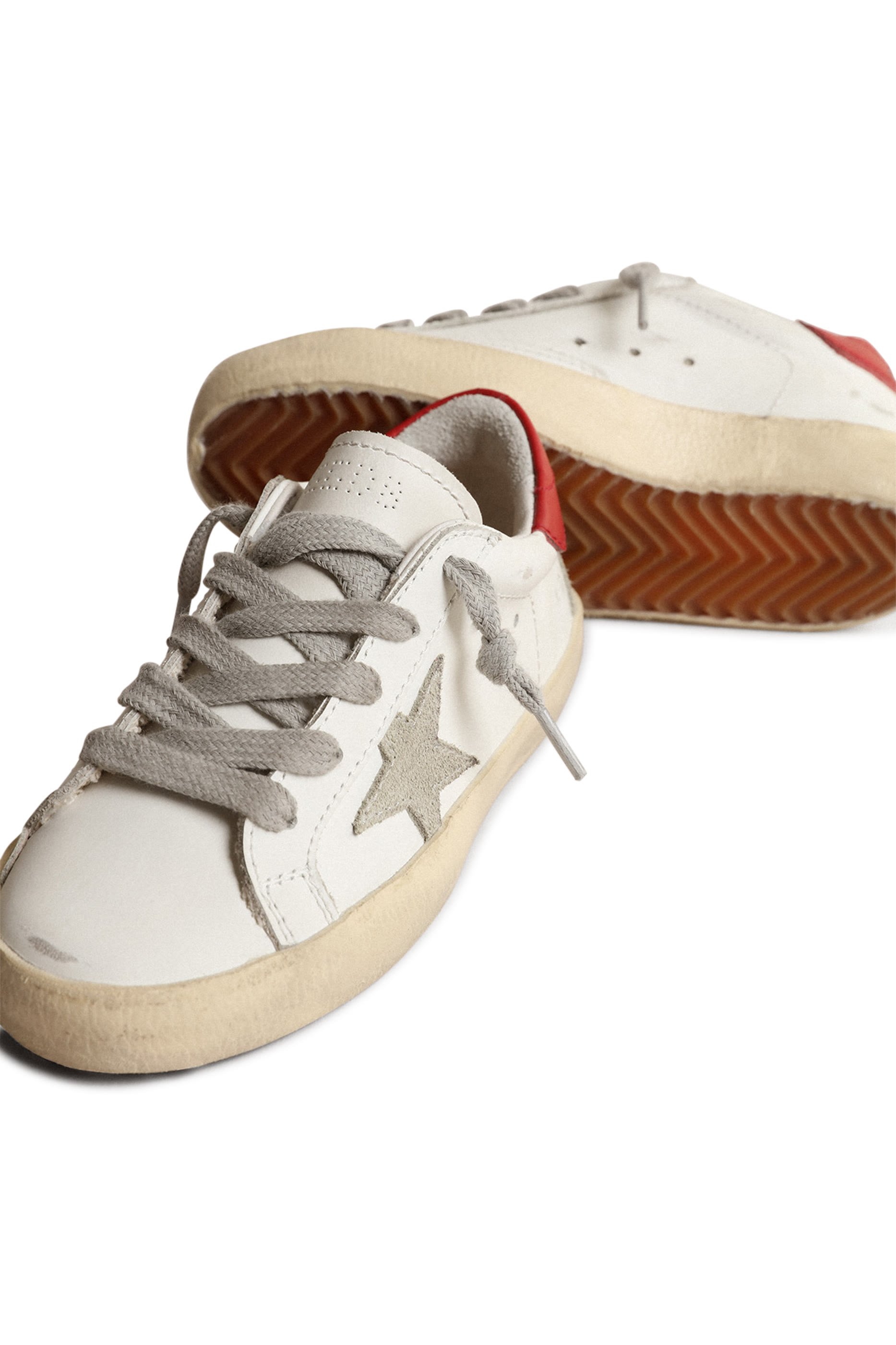 Kids Super-Star Leather Sneakers