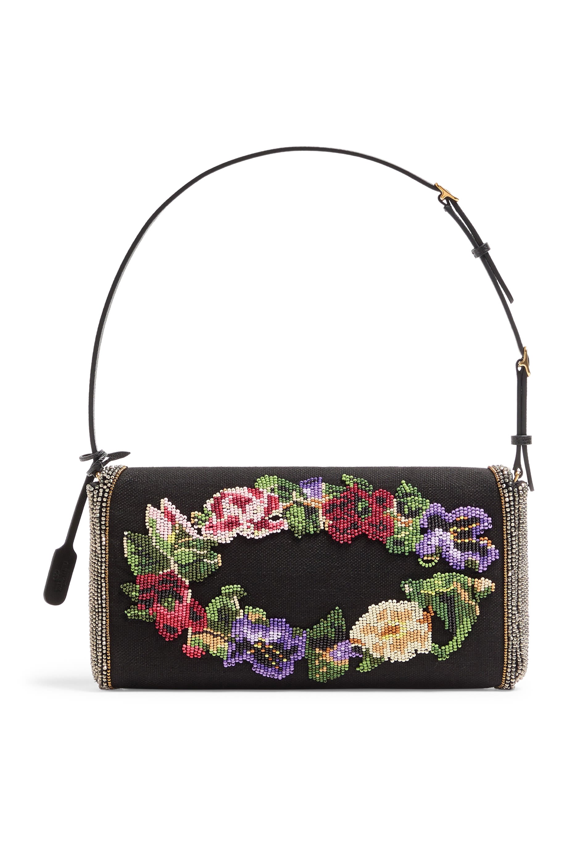 DeVain Small Embroidered Shoulder Bag