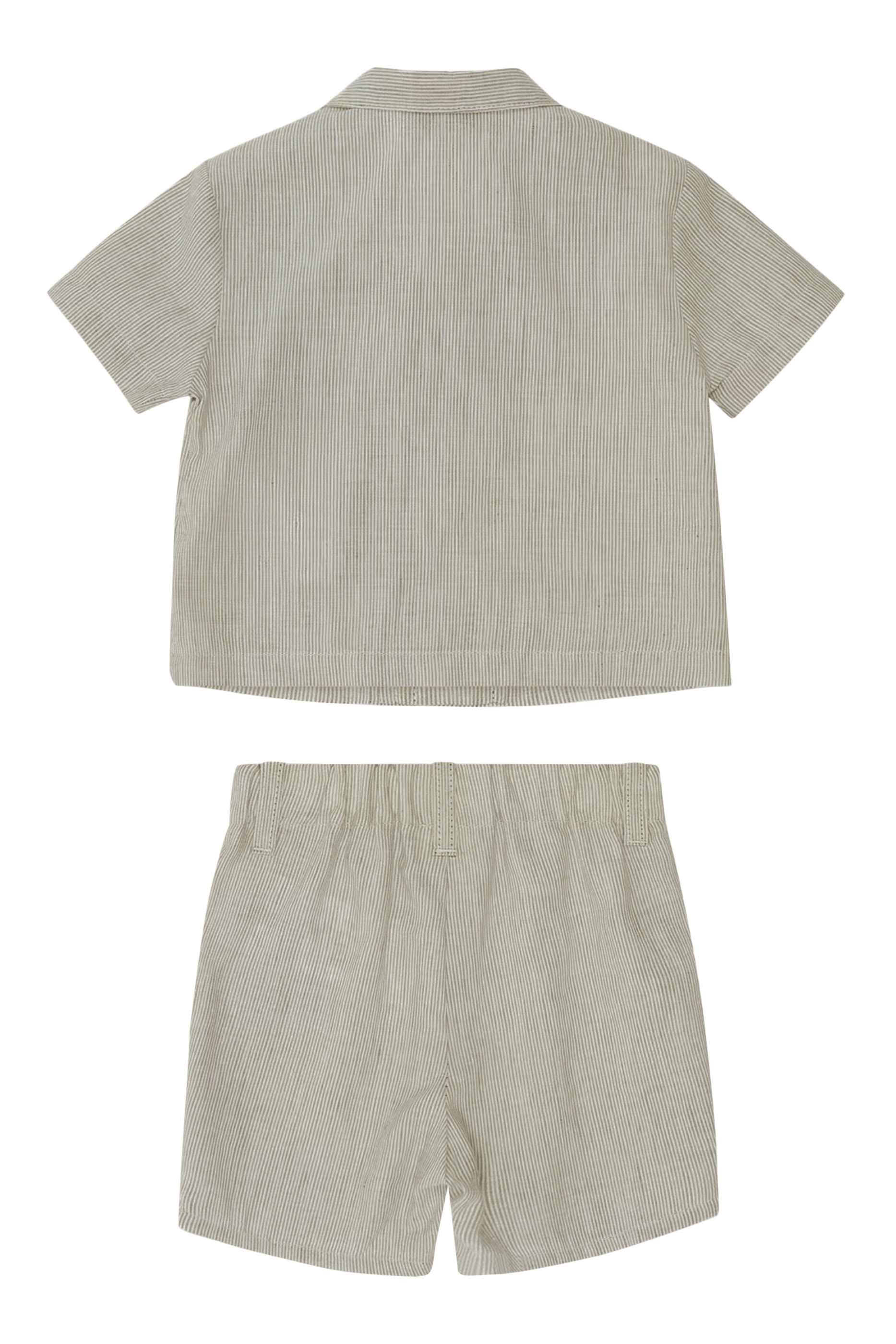 Kids Stripe Logo Shirt & Shorts Set