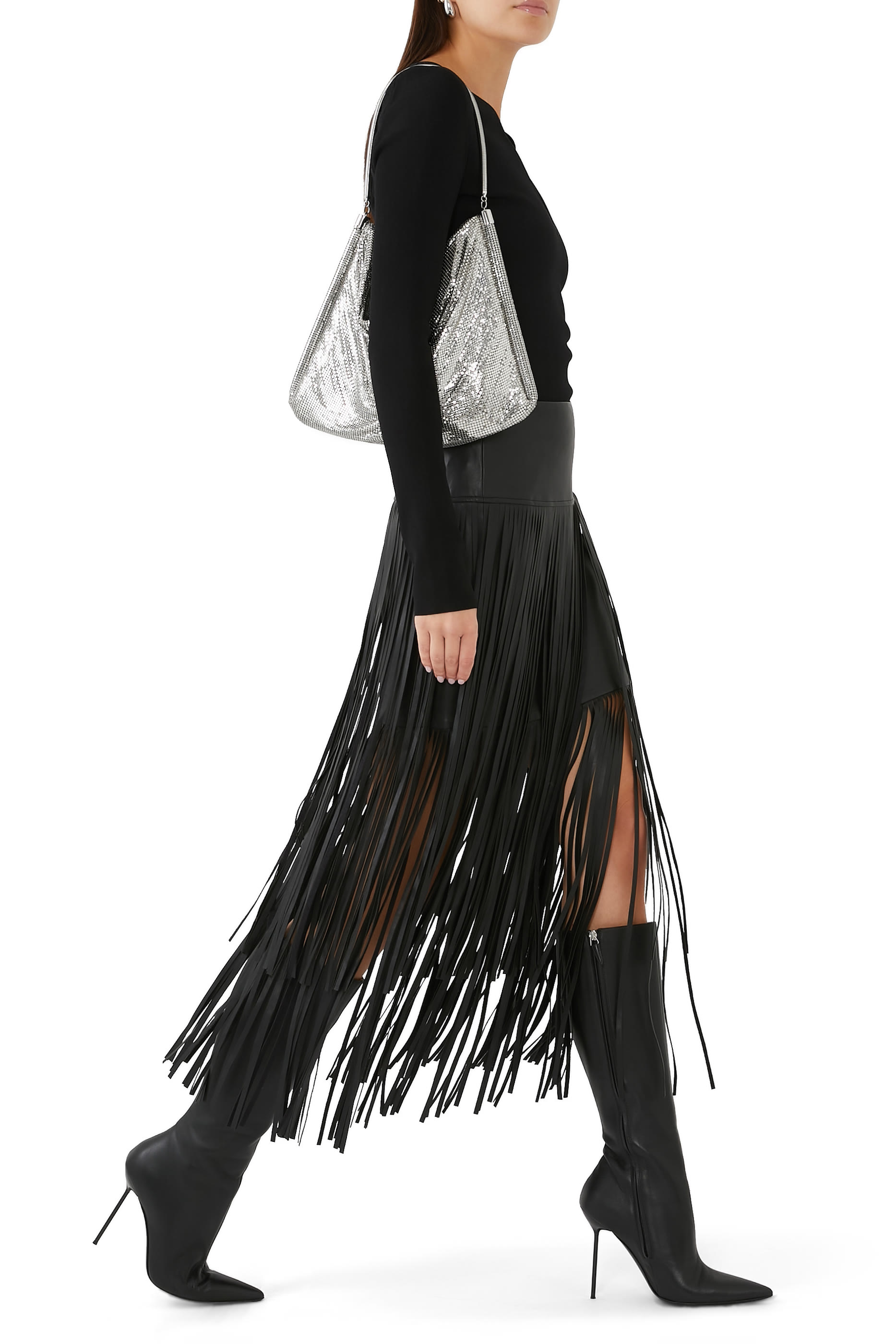 Karolina Fringe Skirt