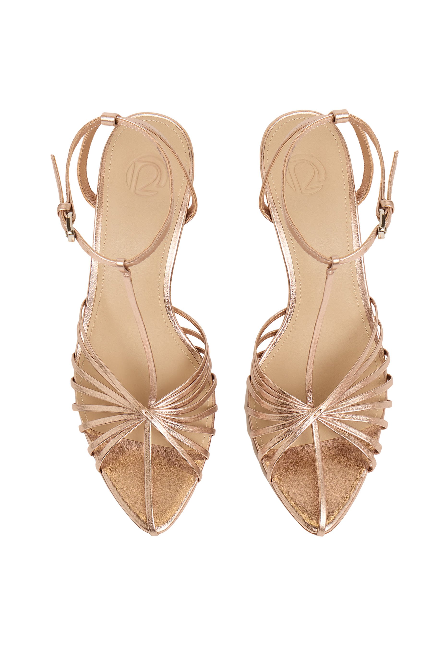 Metallic Leather 70 Sandals