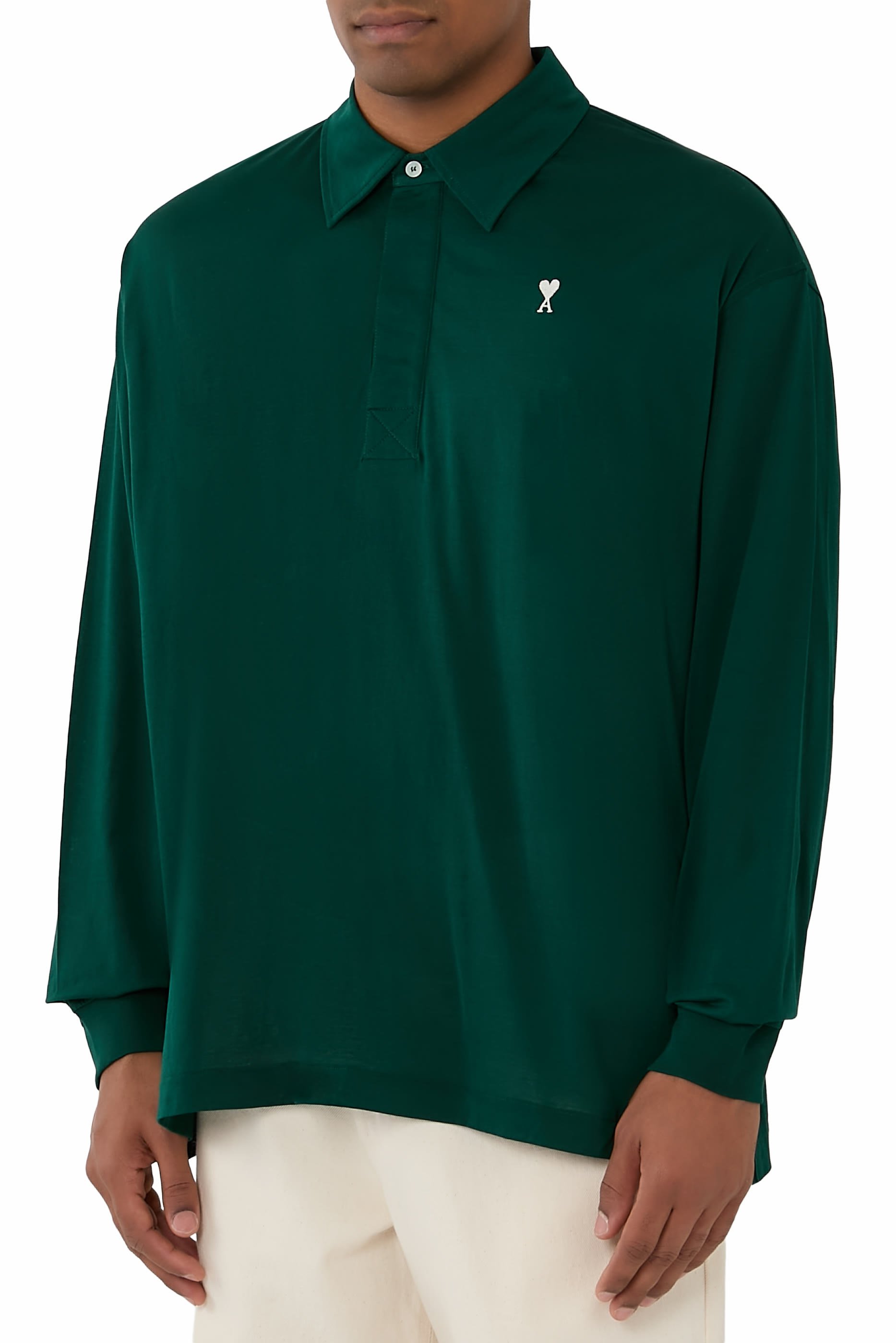 Embroidered Logo Cotton Polo