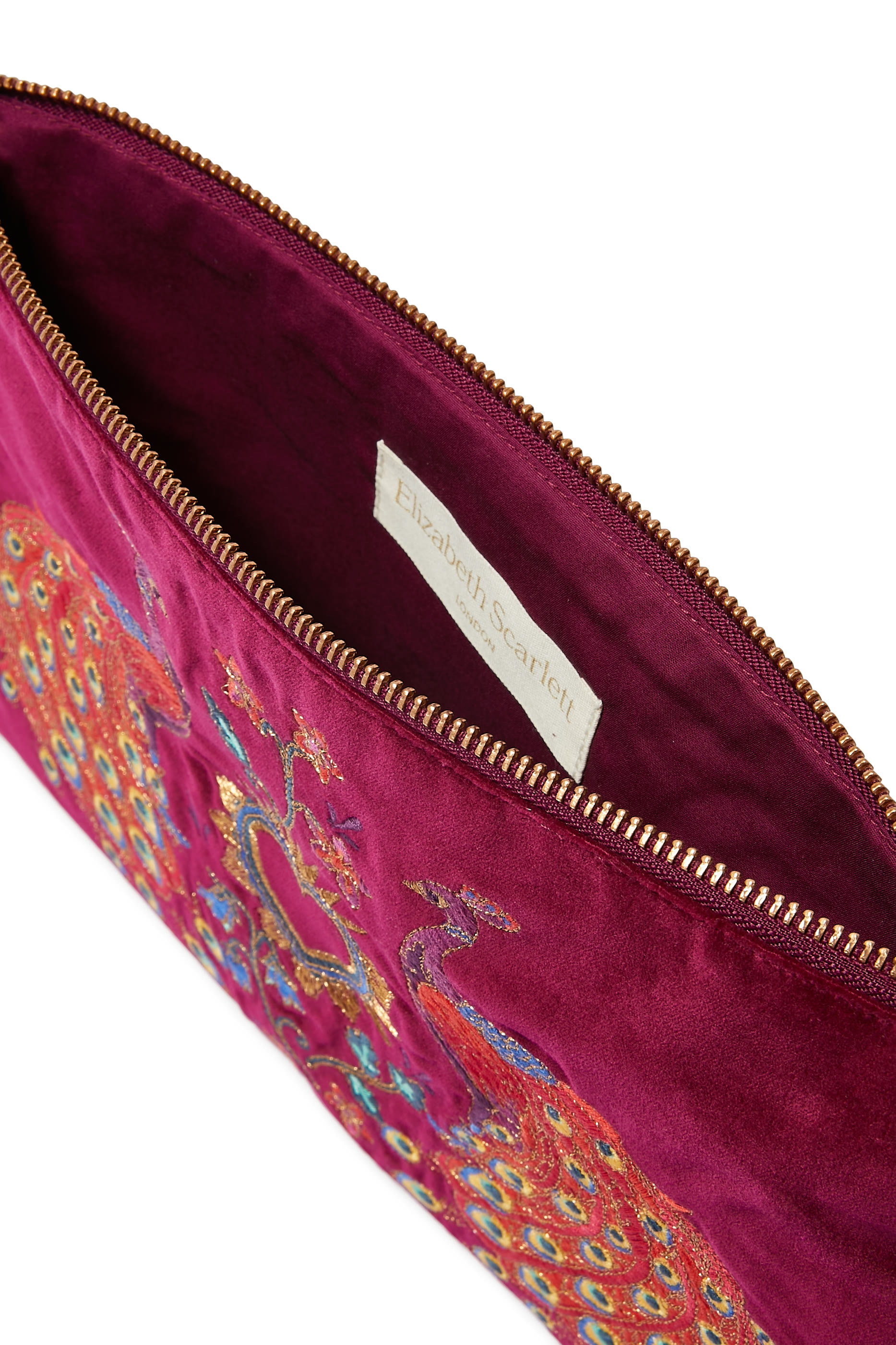 Peacock Floral Everyday Pouch