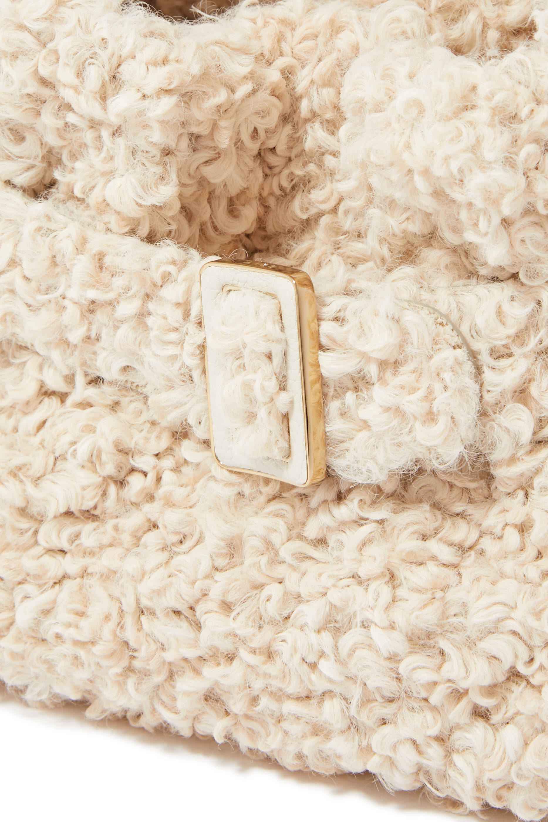 Square Scrunchy Top-Handle Pouch