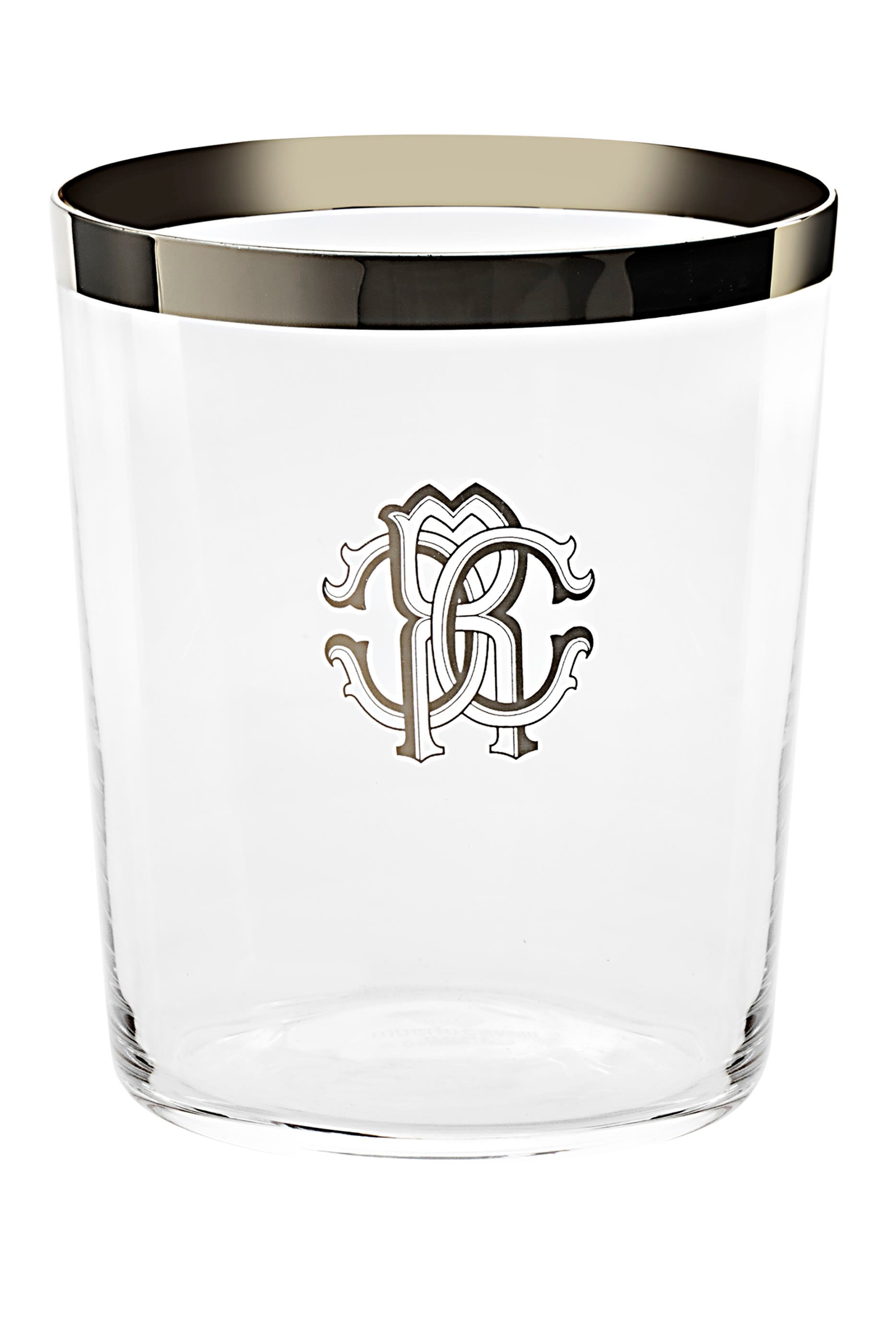 New Monogram Platin Old Fashioned Glass, Set of 2