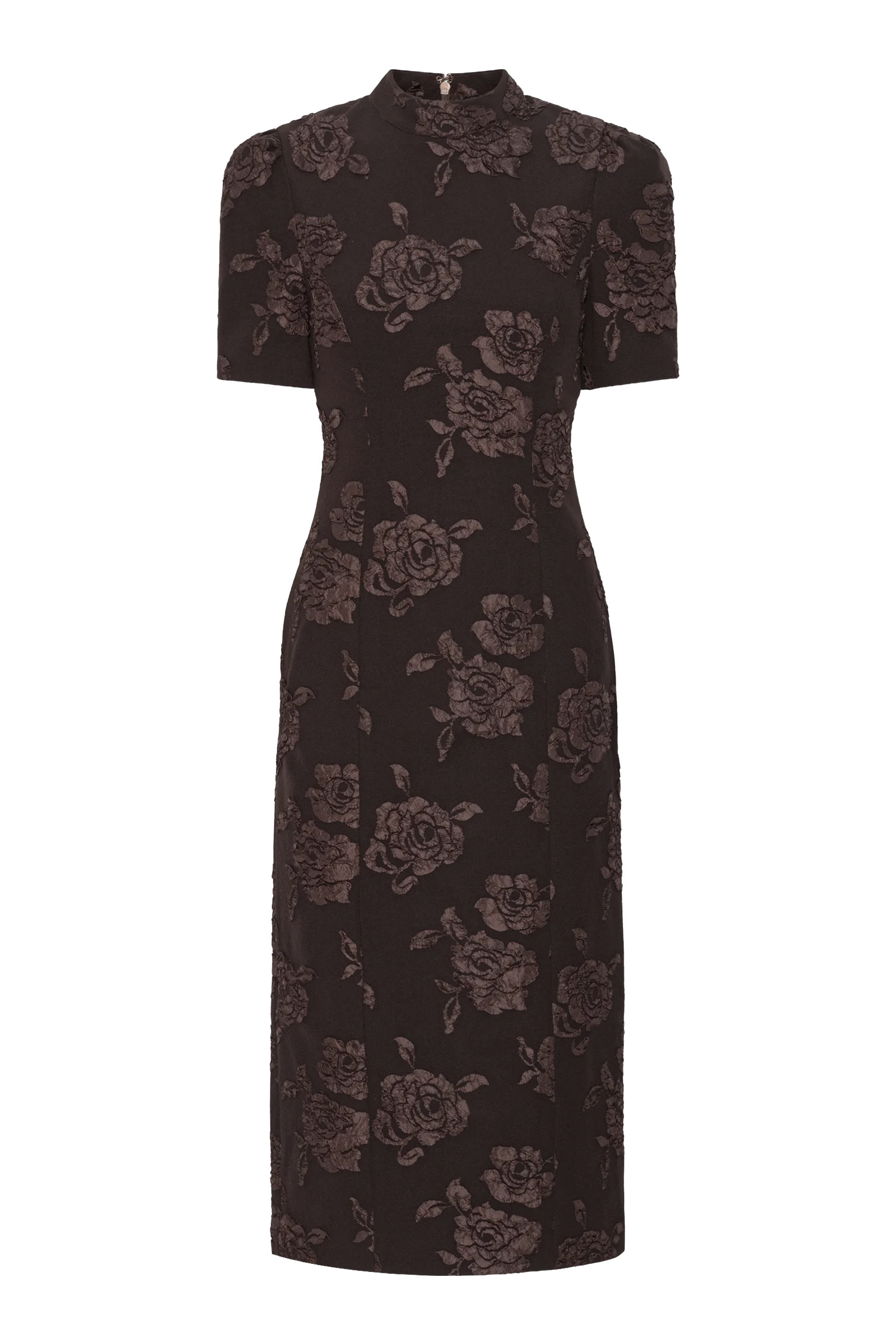  Jacquard Midi Dress