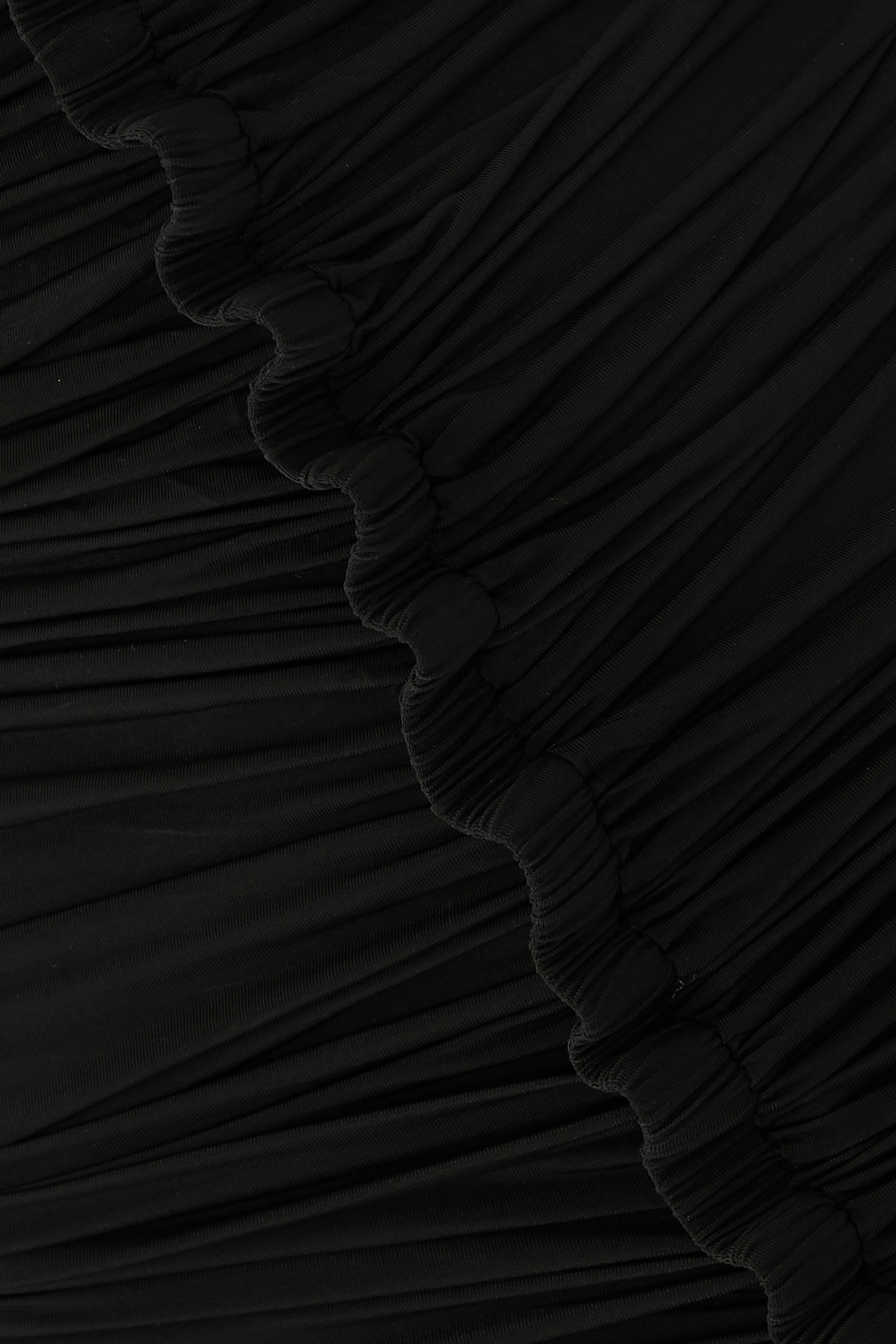 Ruched Long Sleeves Mini Dress