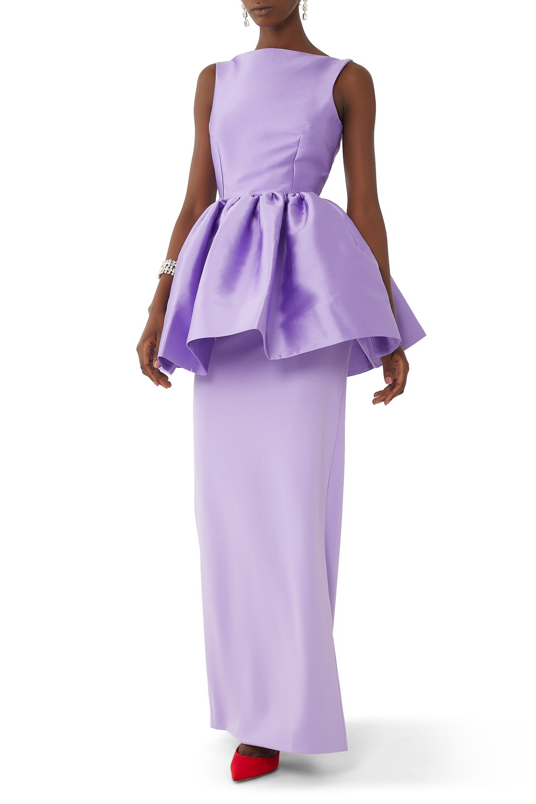 Alda Ruffle Maxi Dress