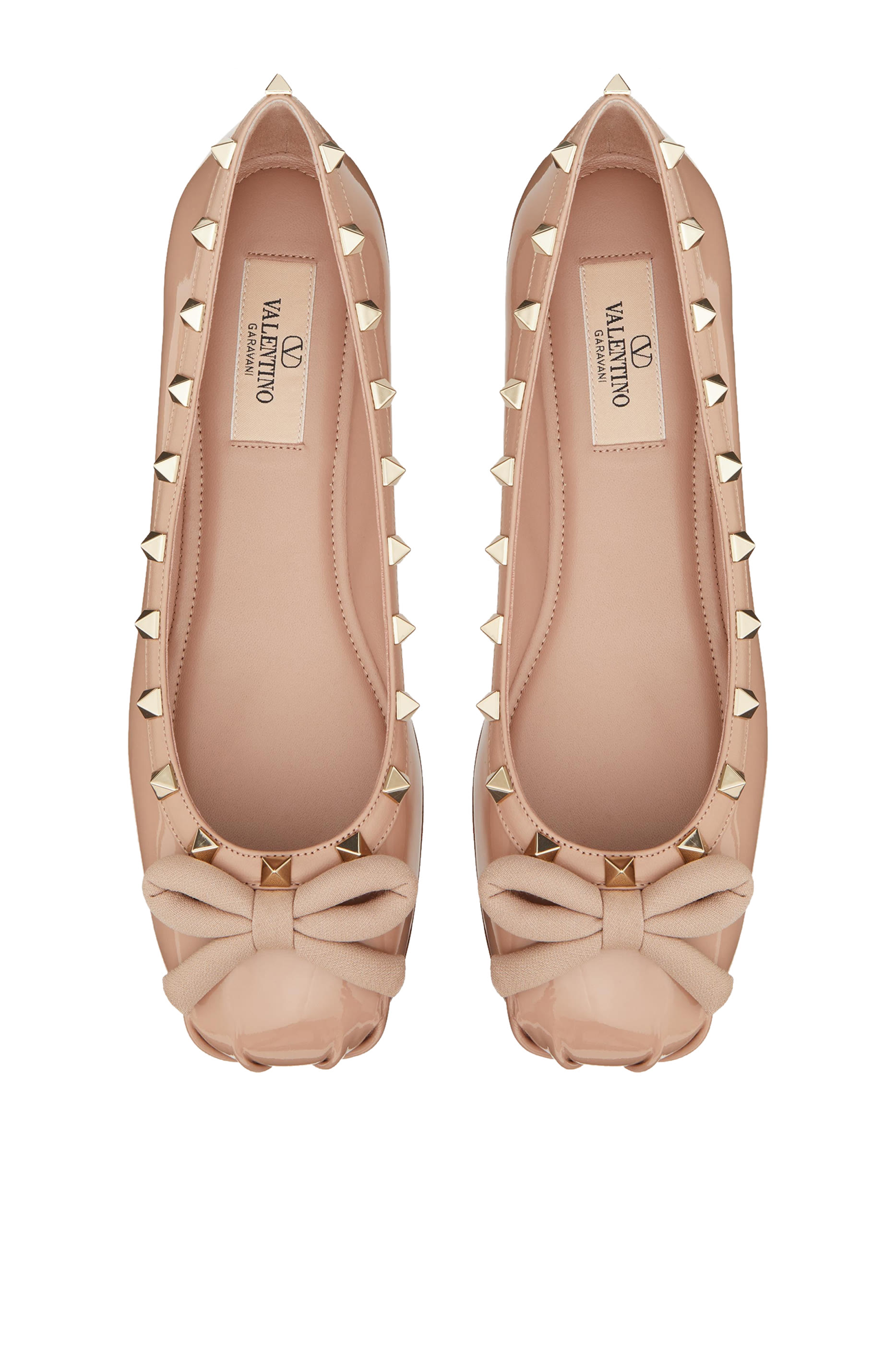  Rockstud Ballerina Flats