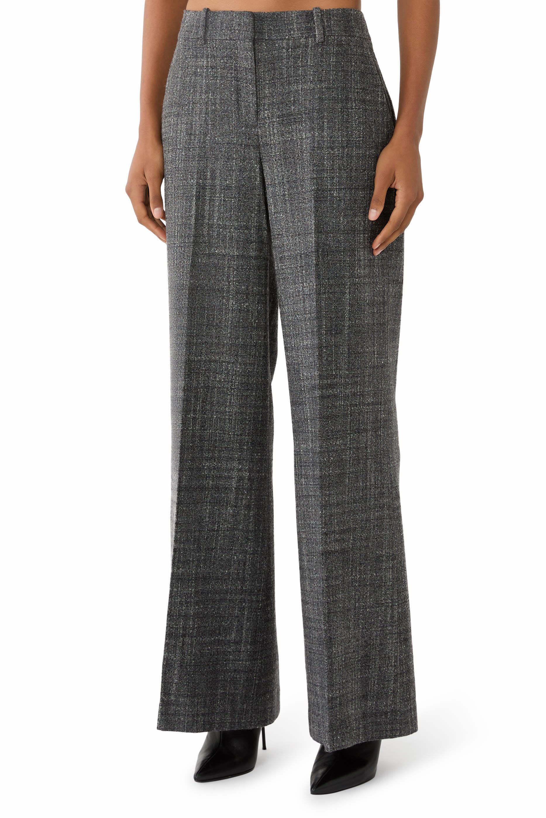 Wide-Leg Pant in Malfile Wool