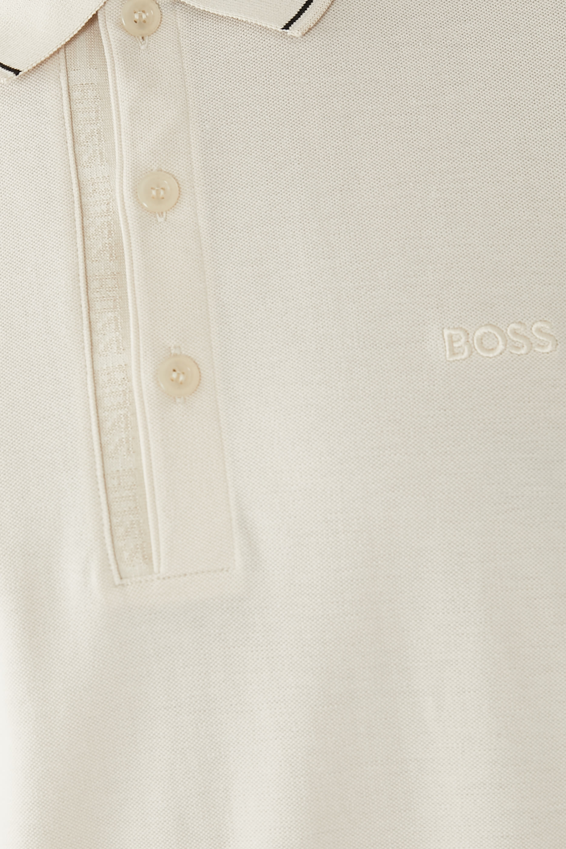 Slim-Fit Polo Shirt with Tonal Logo