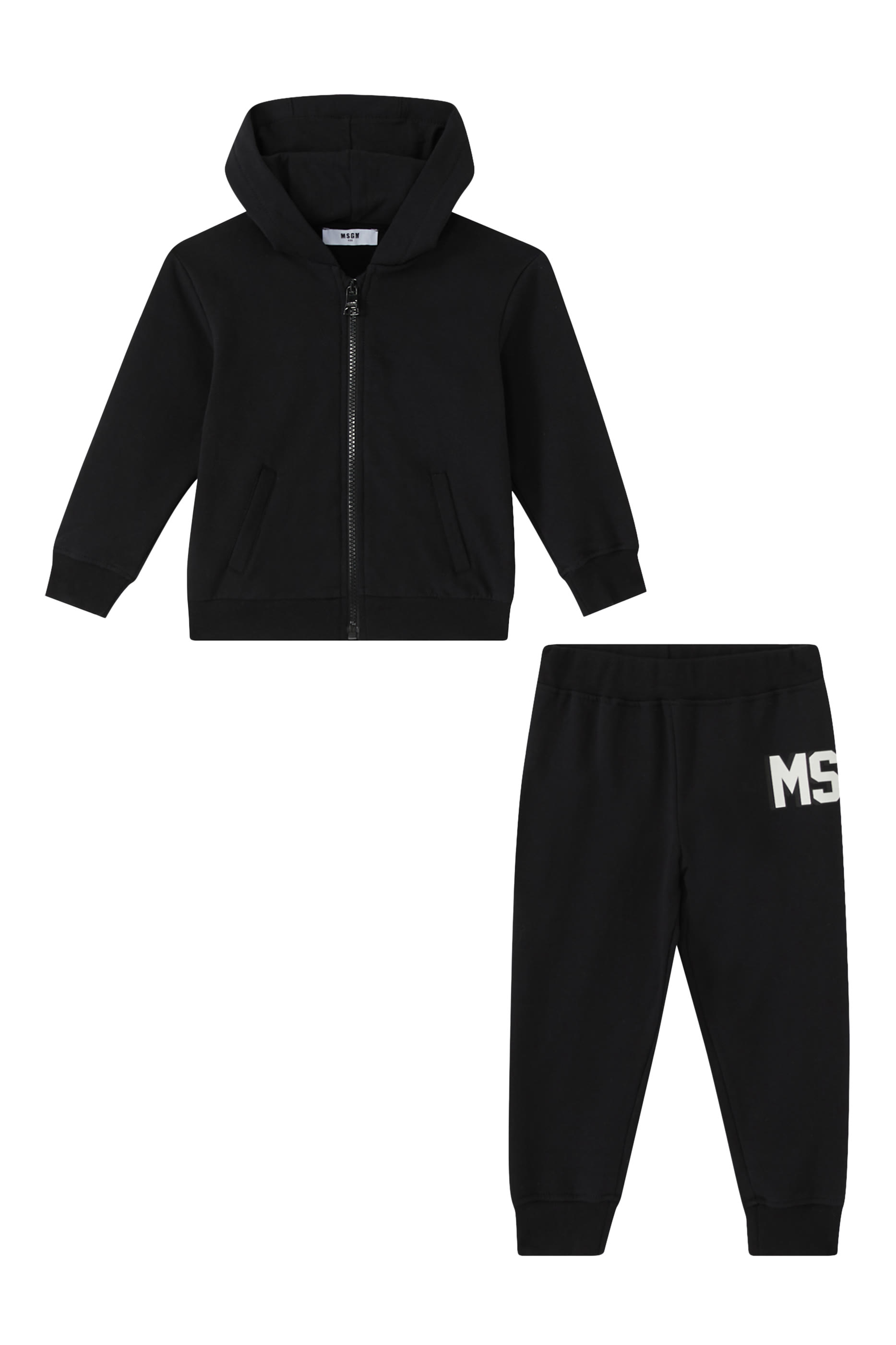 Kids Zip Hoodie and Fleece Stretch Pants Set