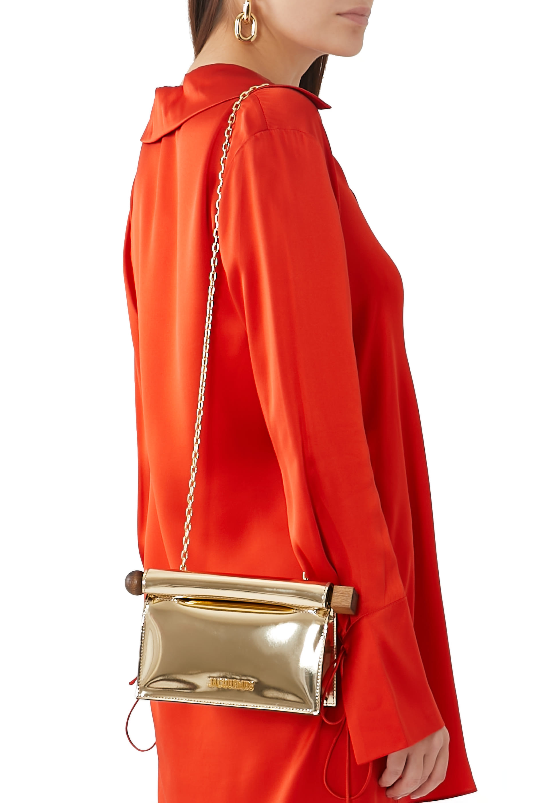 The Small Rond Carr&eacute; Clutch Bag