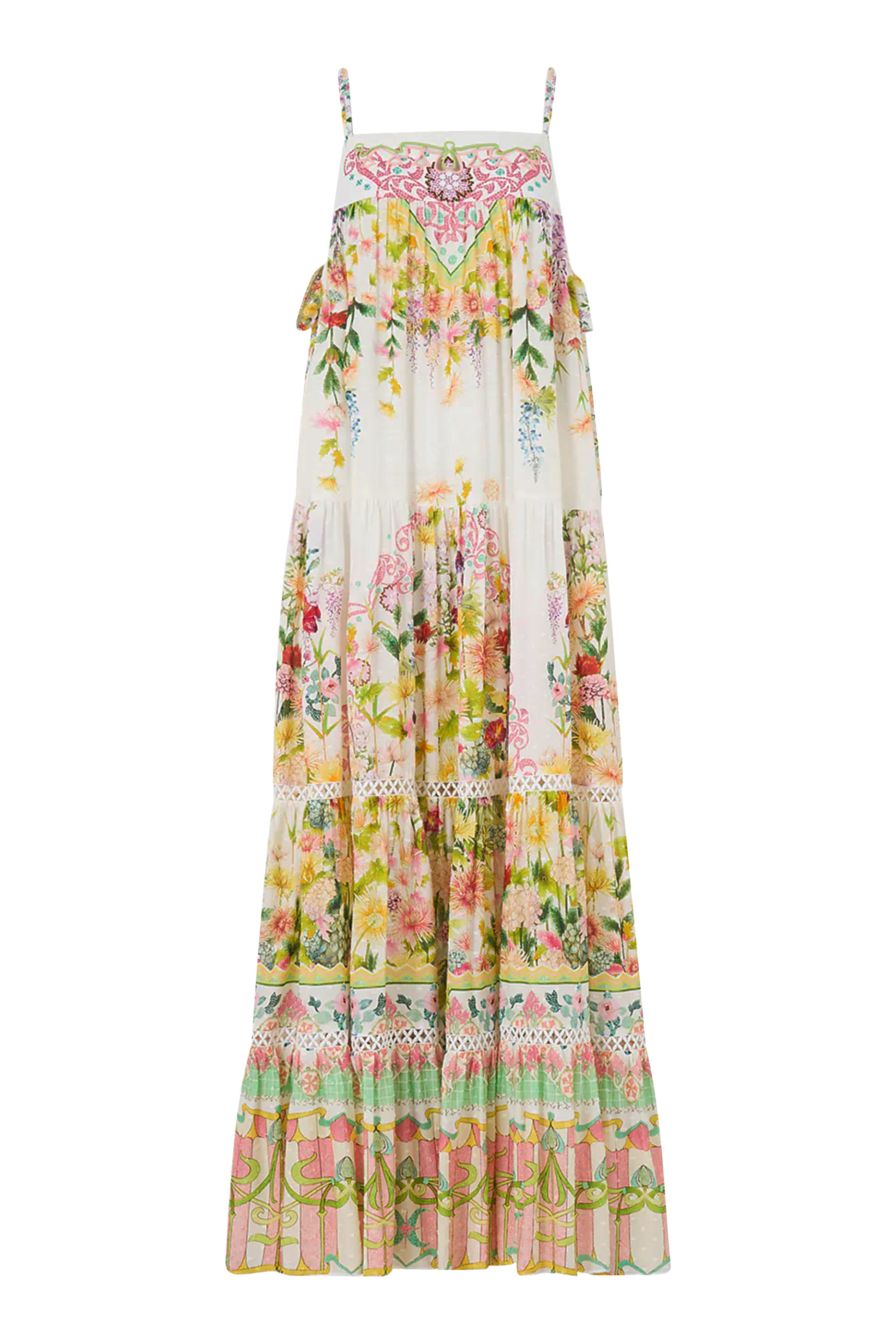 Long-Tiered Bow-Tie Dress