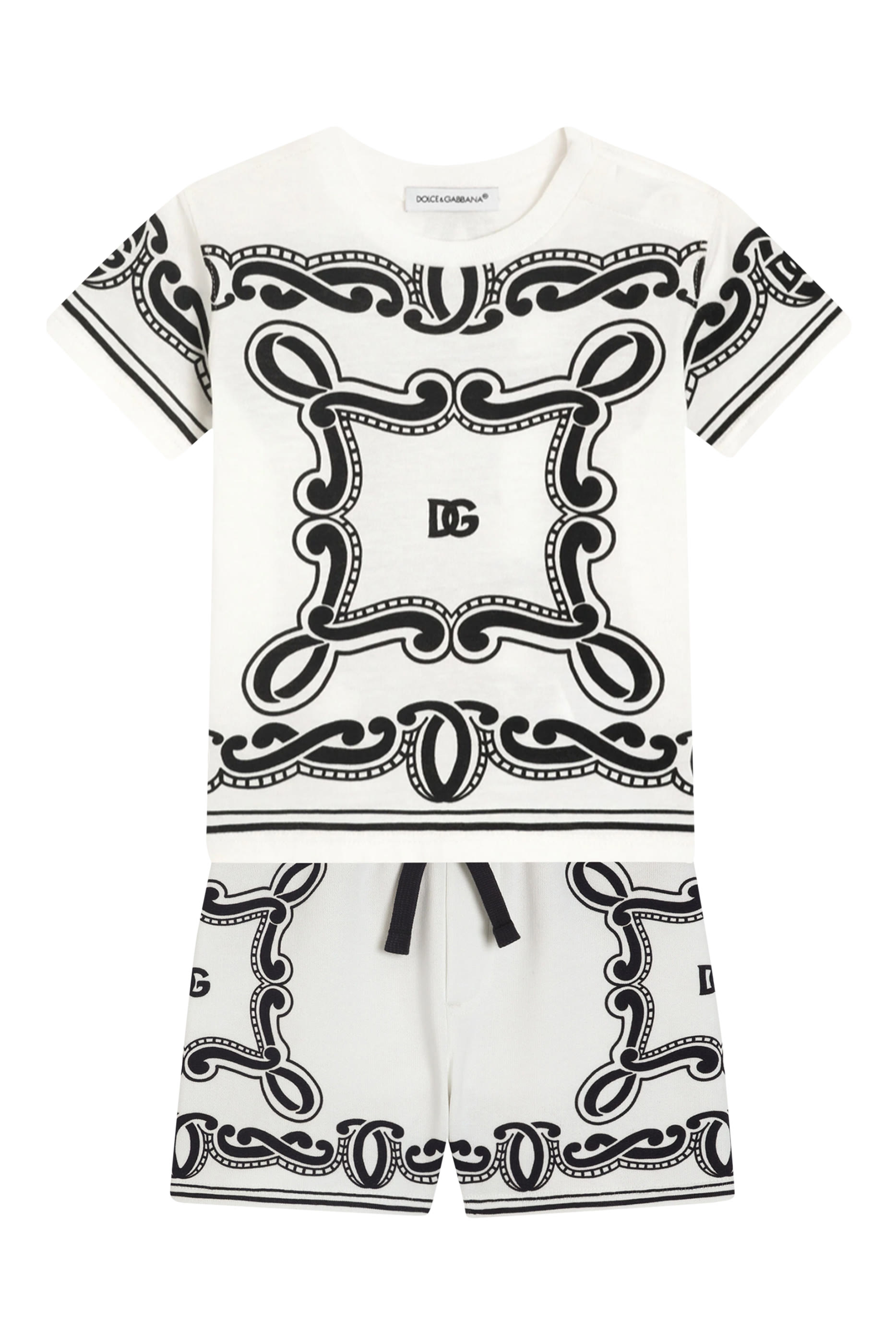 Kids Bandanna Print Shorts