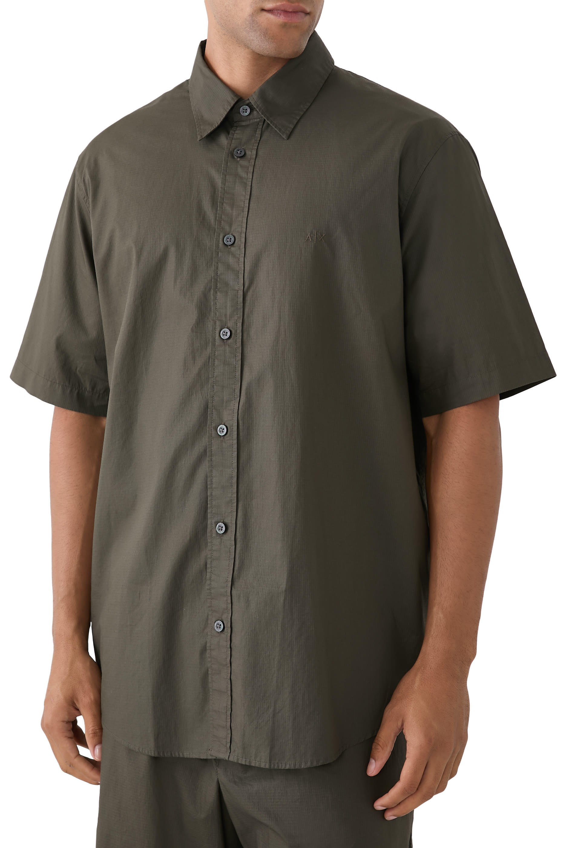 Logo Embroidered Shirt