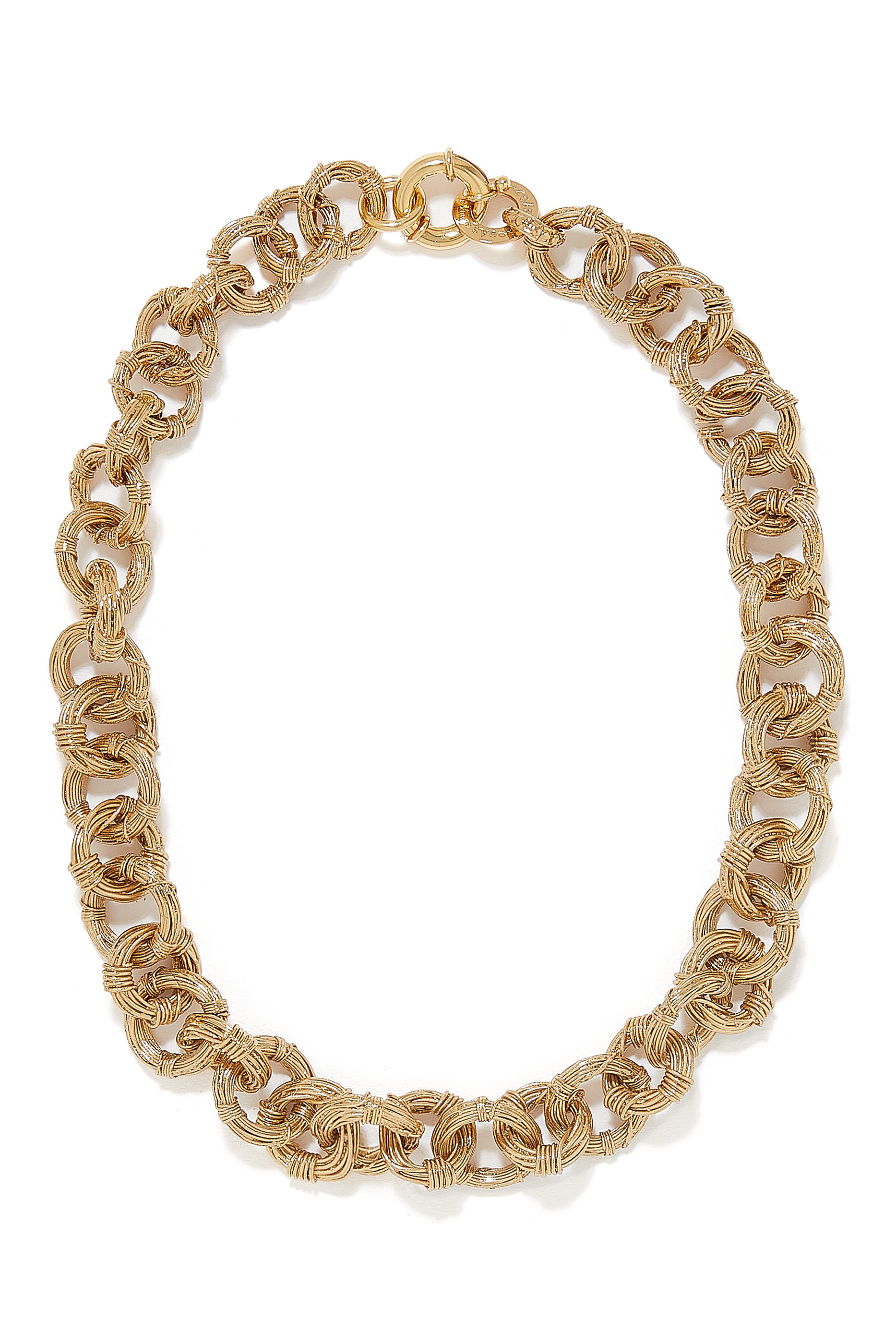 Maille Ariane Necklace, Gold-Plated Metal