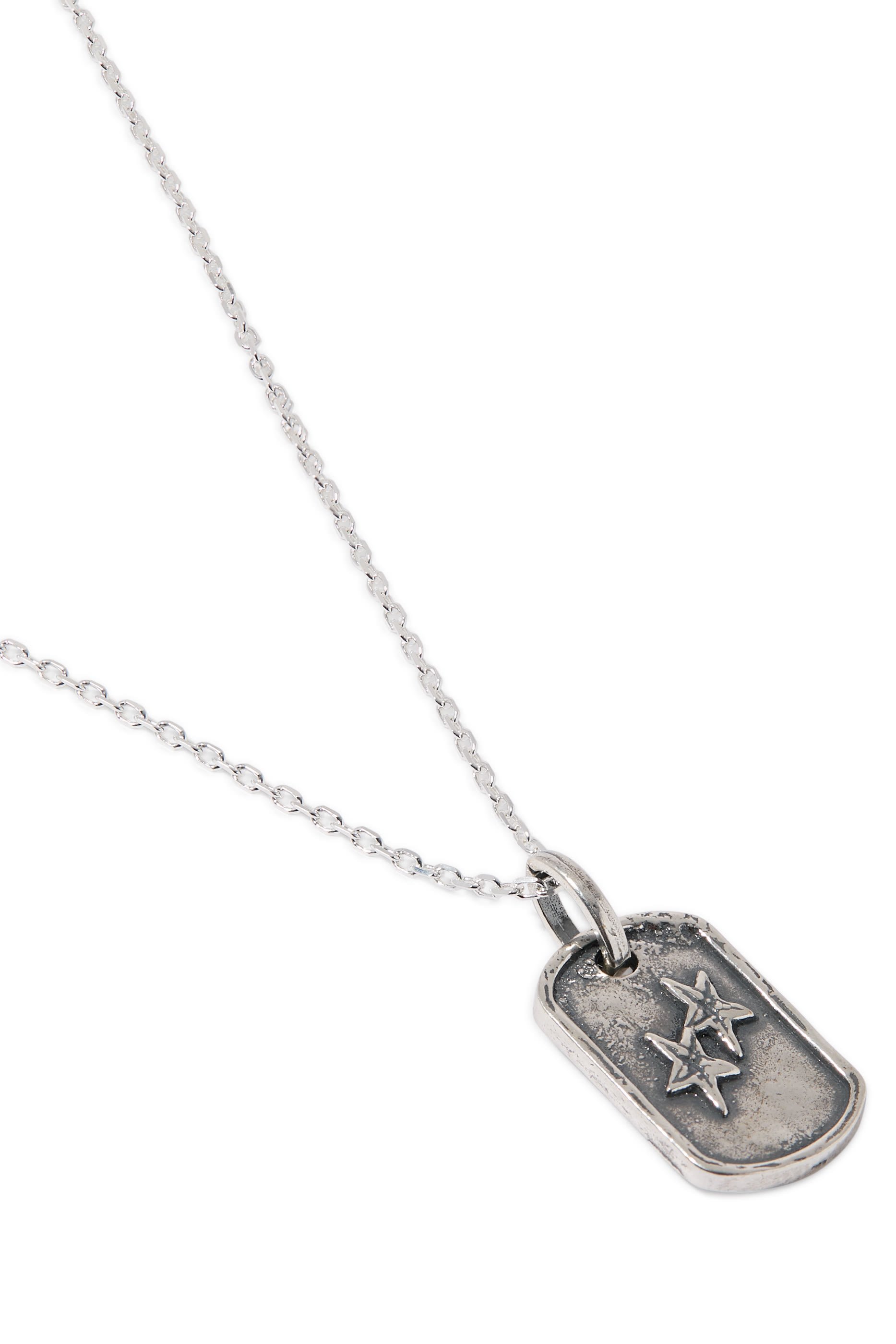 Dog Tag Necklace, 925 Sterling Silver
