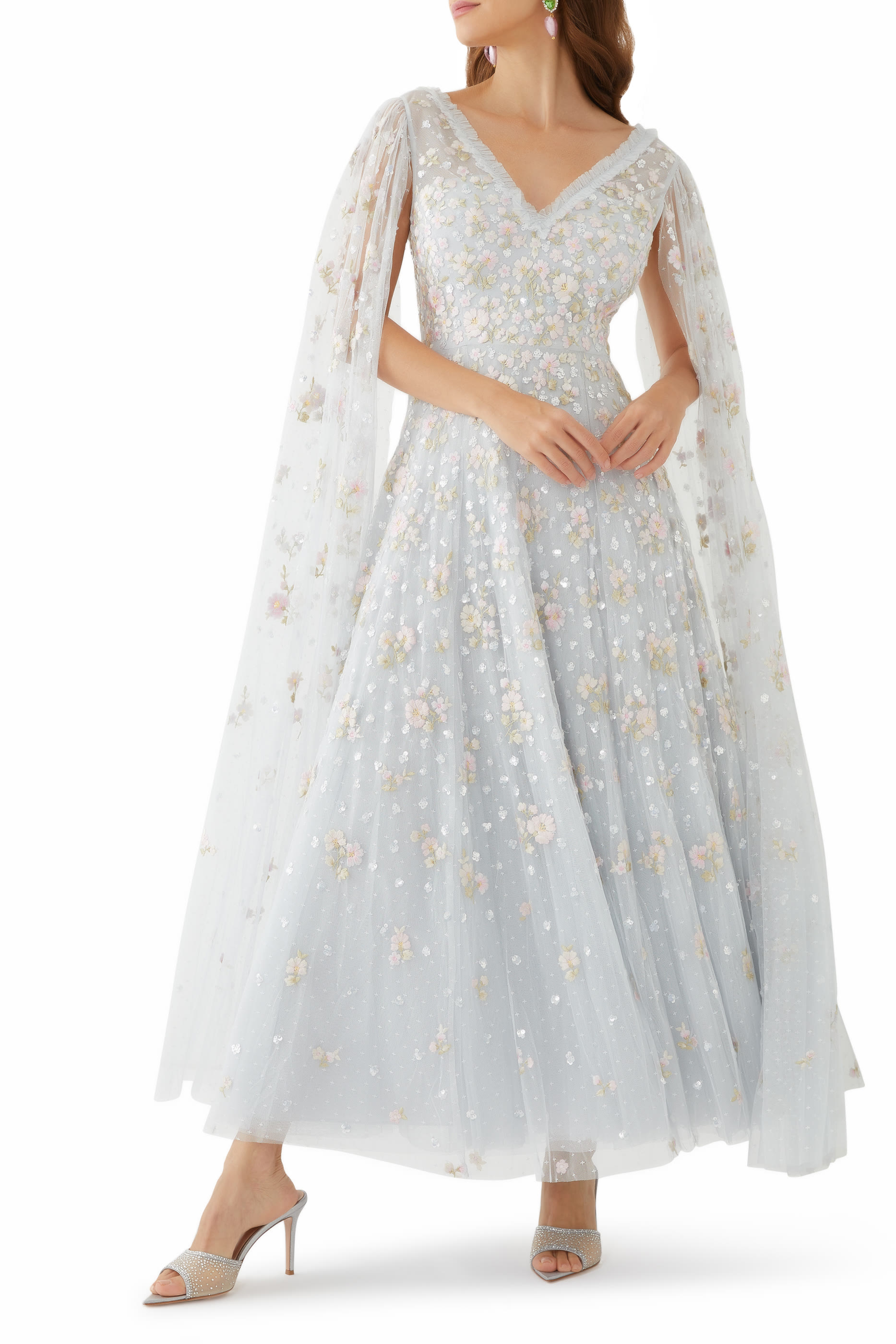 Dahlia Ditsy Ankle Gown