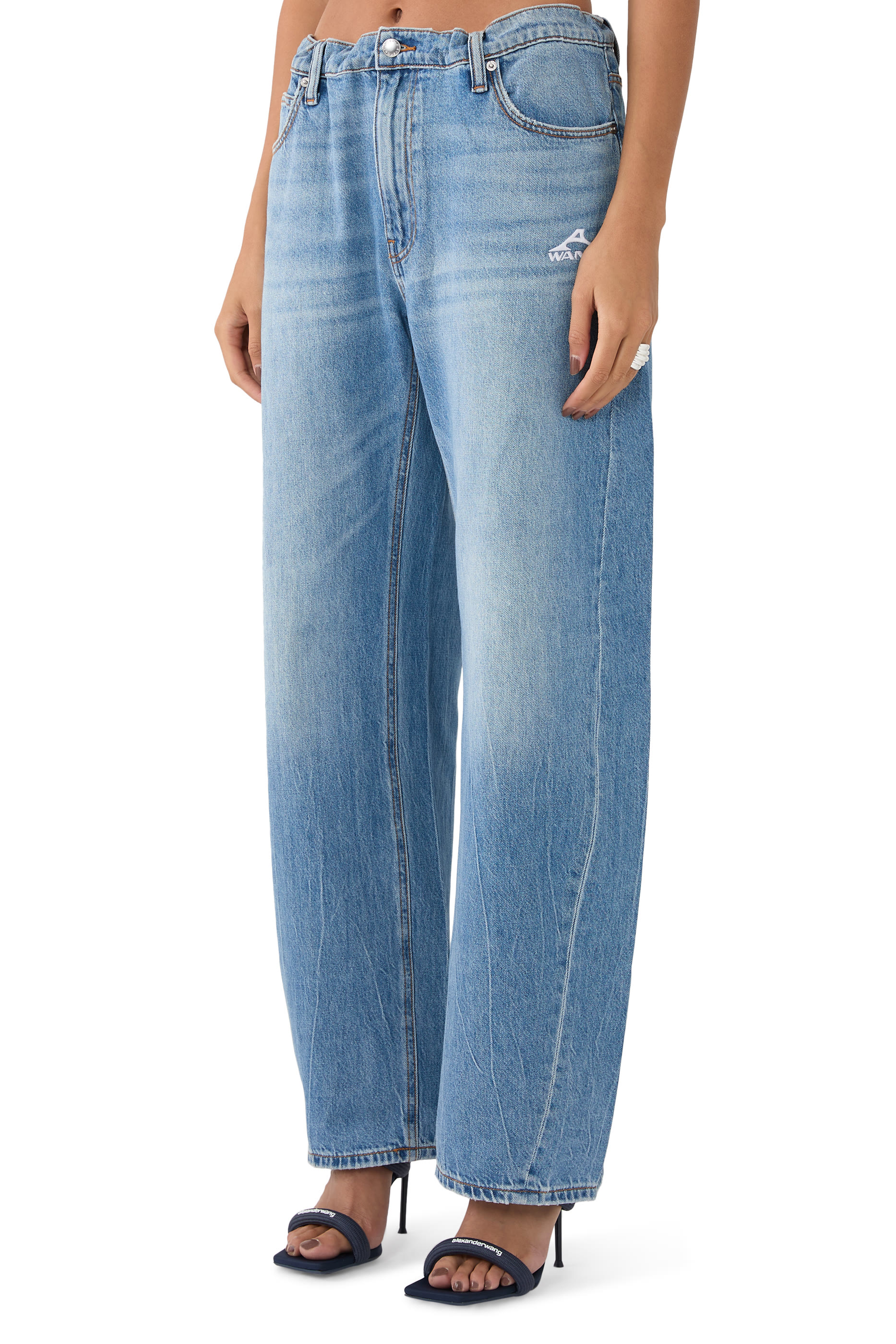 Regen 5-Pocket Denim Track Pants