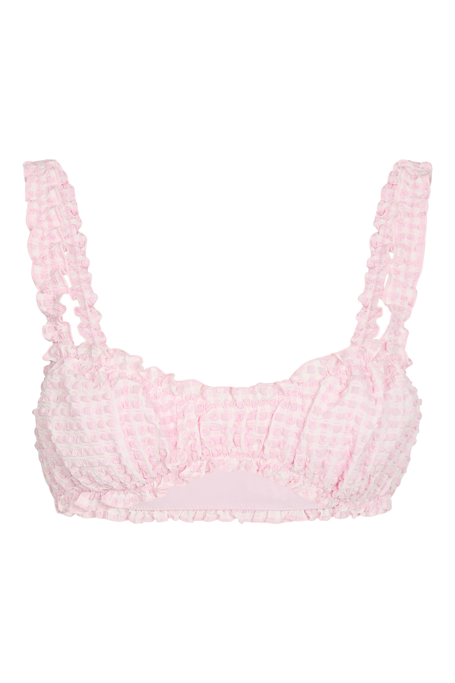 Evander Ruched Bikini Top