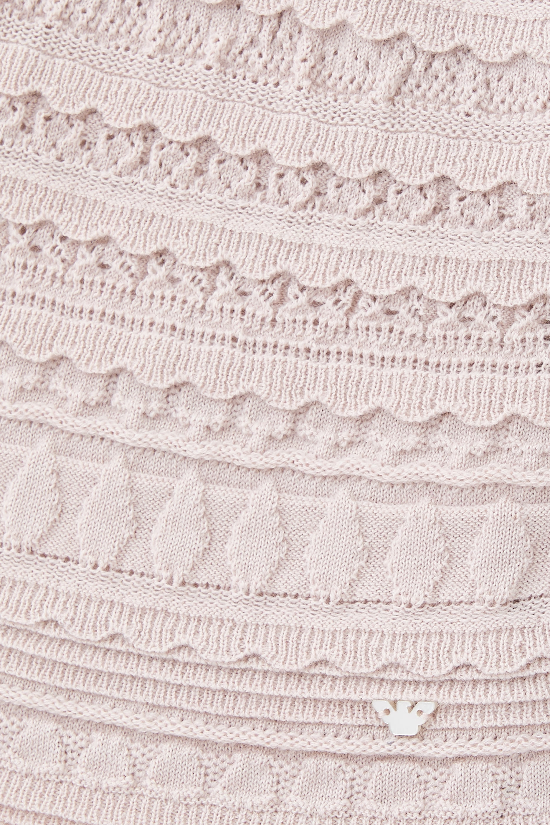 Kids Wool-Blend Knit Dress with Micro Ruffles