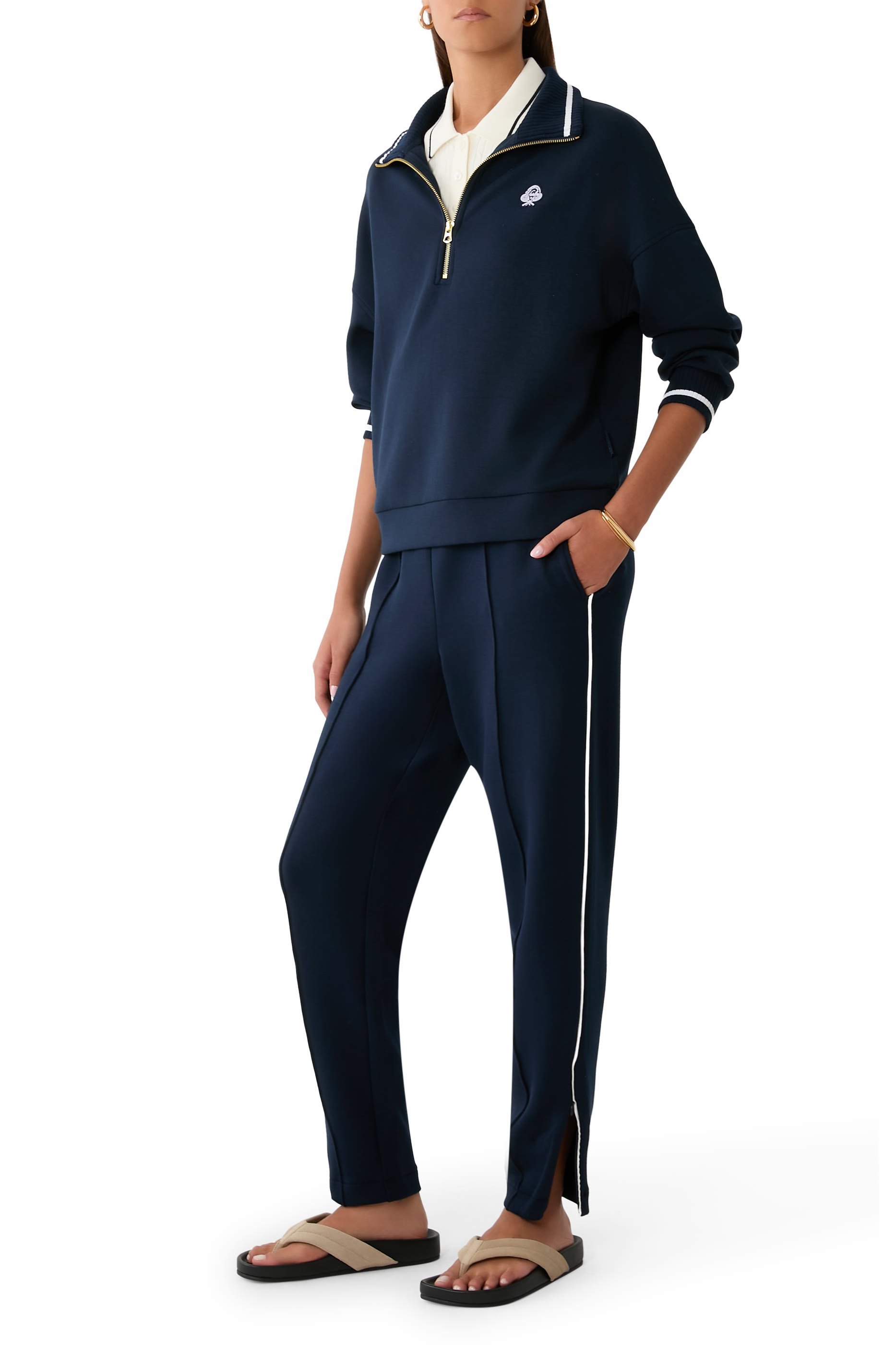 The Slim Pintuck Pants
