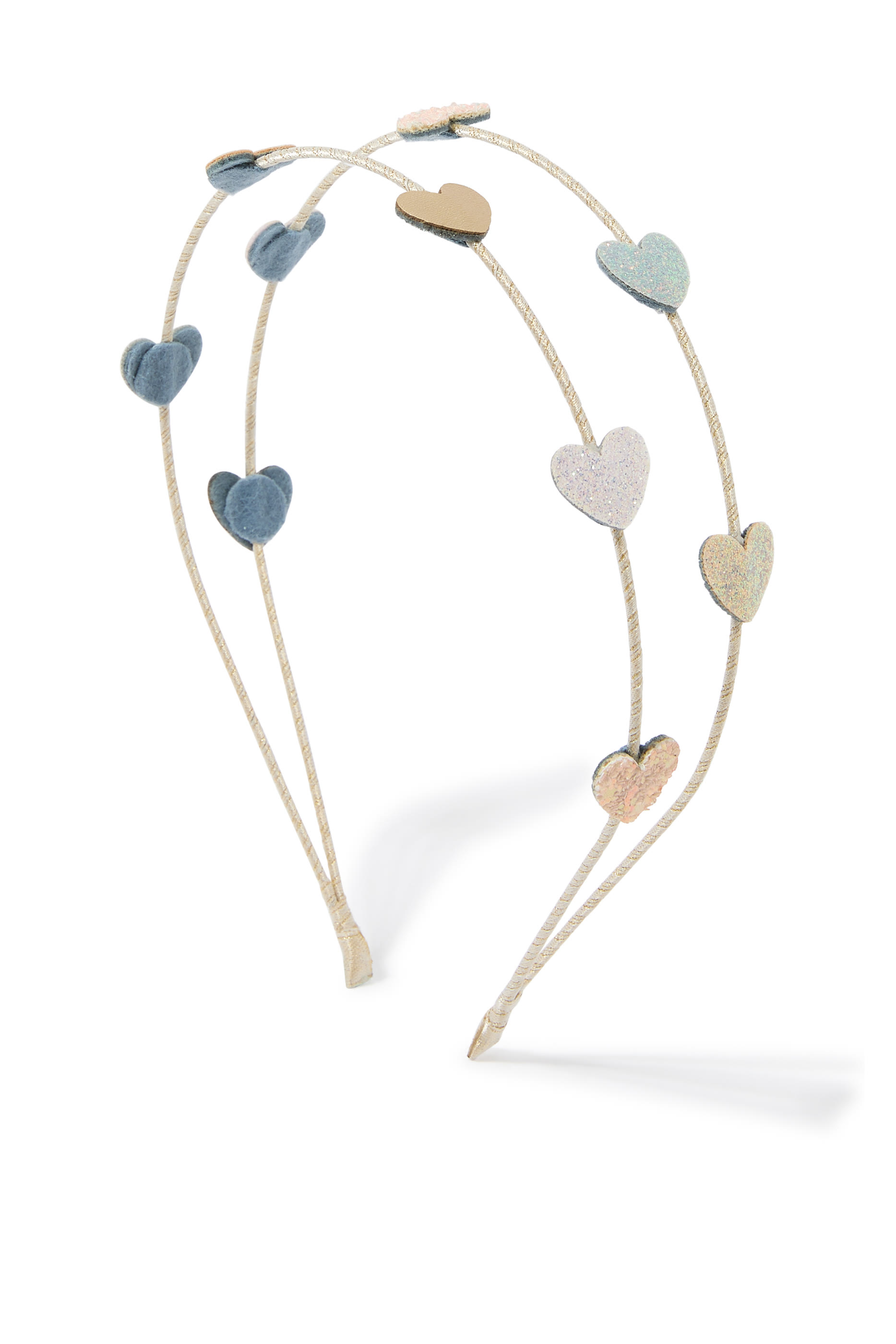 Kids Teeny Heart Double Alice Band