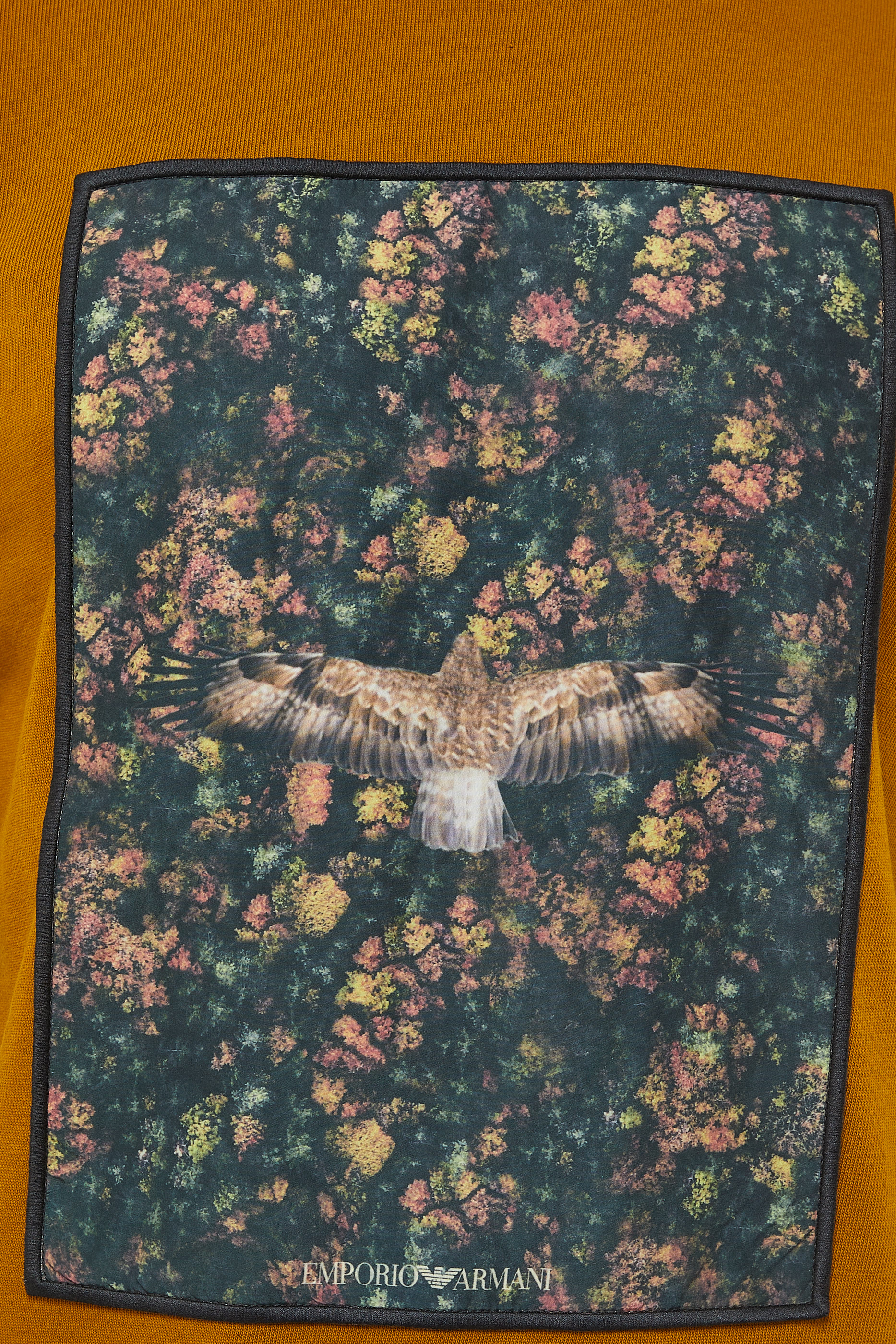 Emporio Armani Crew-neck T-Shirt in Ochre